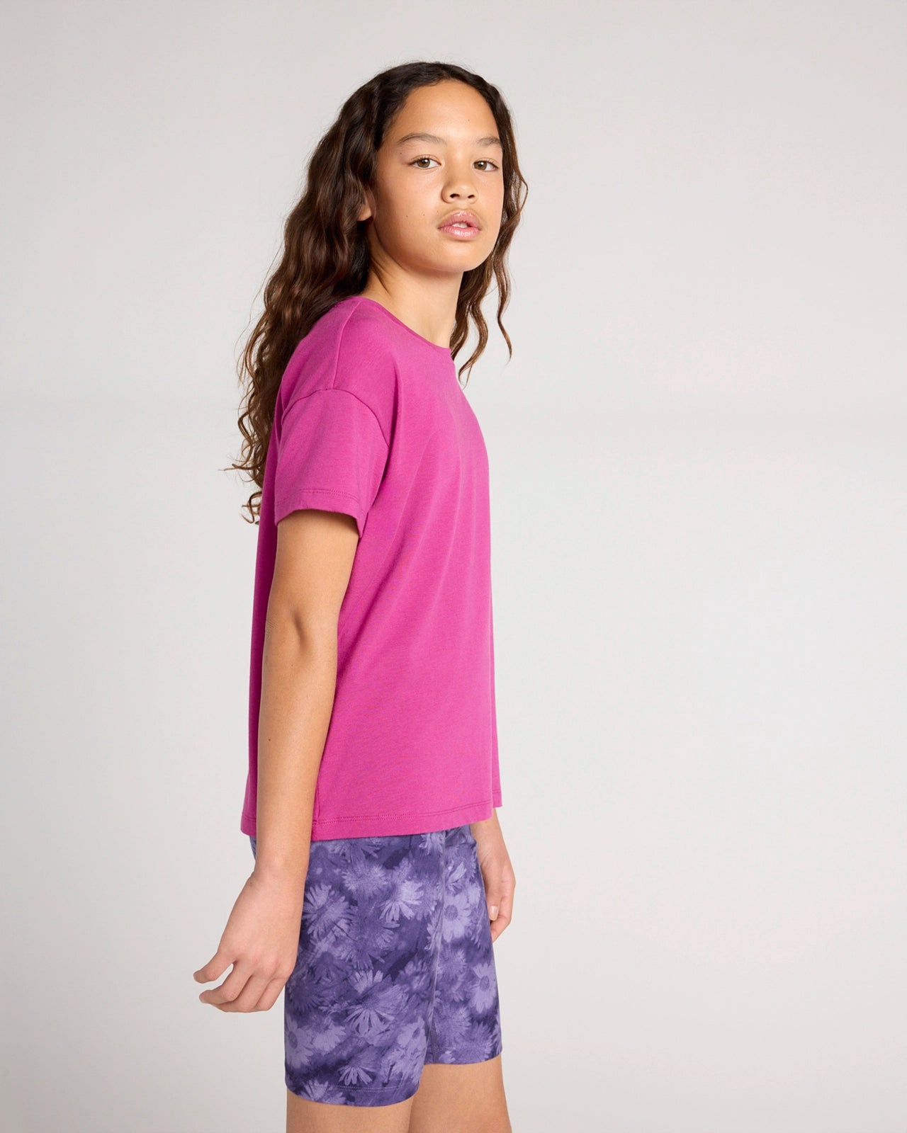The Active Organic Cotton + TENCEL™ Modal Tee - Baton Rouge Pink