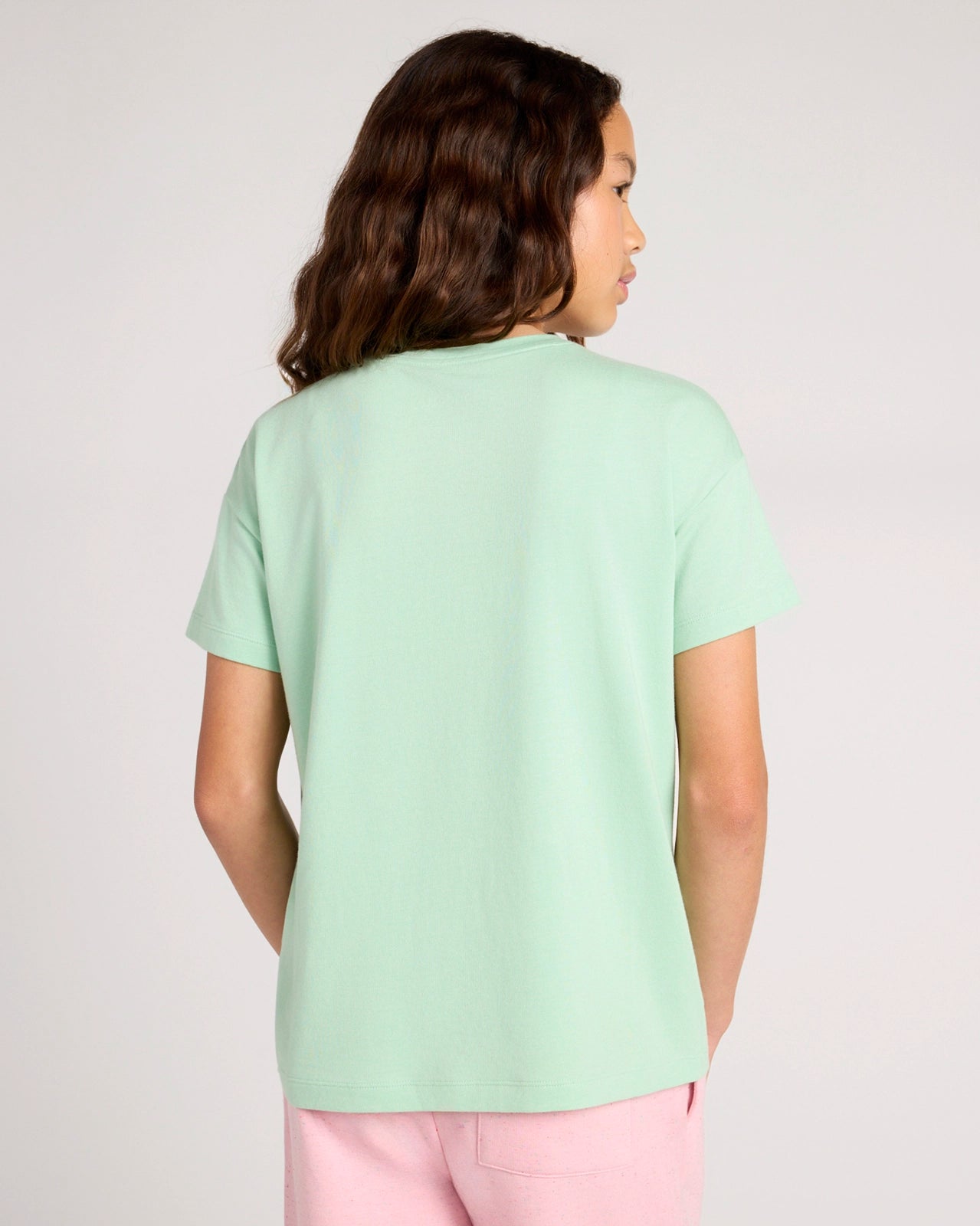 The Active Organic Cotton + TENCEL™ Modal Graphic Tee - Grayed Jade