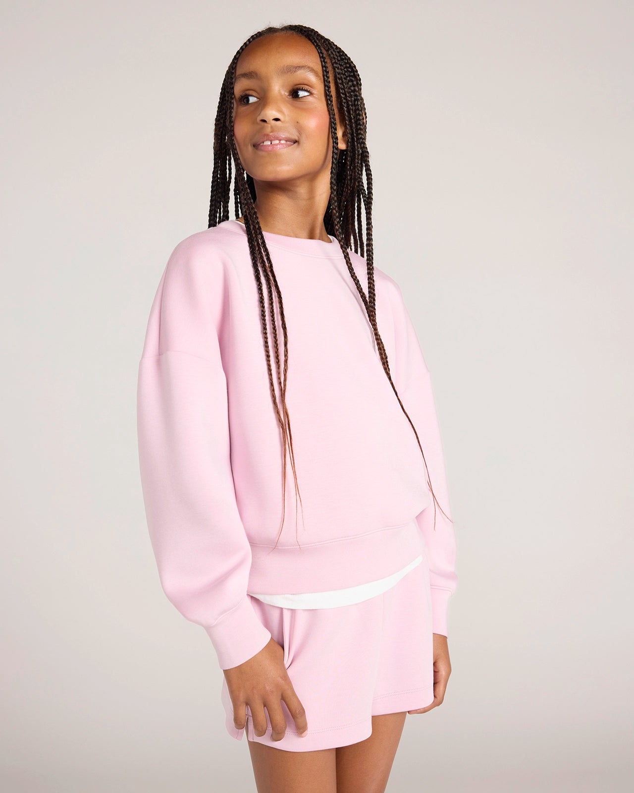 The Soft Luxe Sweatshirt - Fragrant Lilac