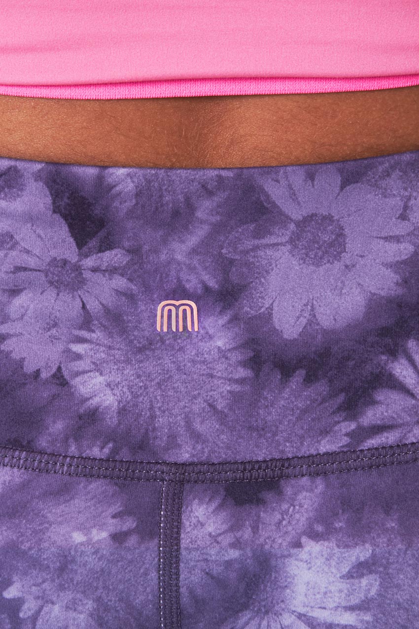 The Girls' Active Soft GRS Certified Recycled Poly Bike Short - Floral Liberty