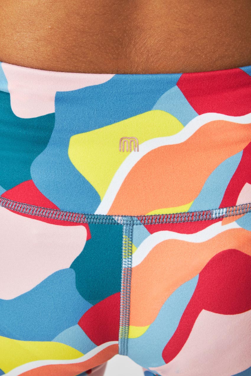 The Girls' Active Soft GRS Certified Recycled Poly Bike Short - Joyful Multi