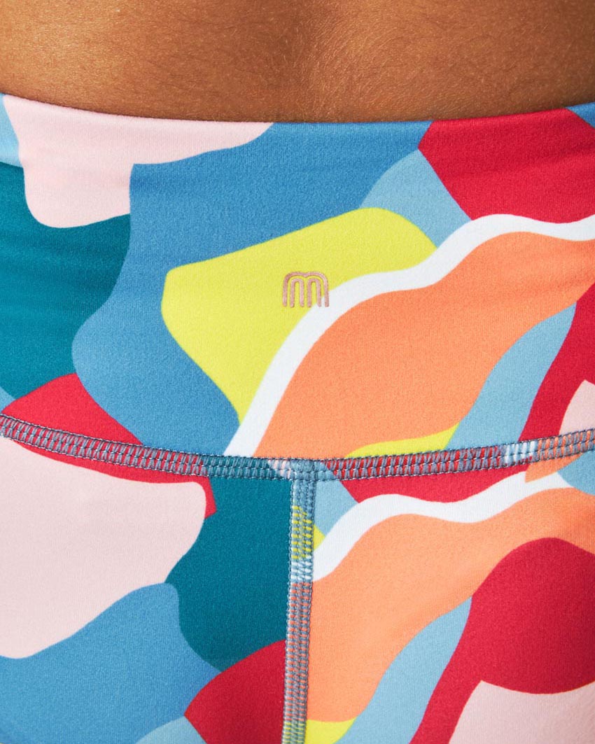 The Girls' Active Soft GRS Certified Recycled Poly Bike Short - Joyful Multi