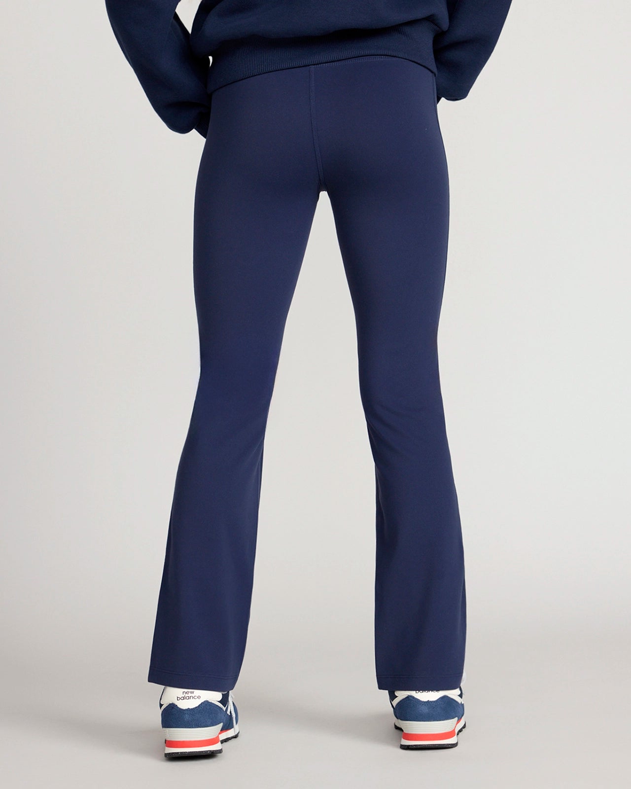 The Kids' Active Buttery-Soft GRS Certified Recycled Nylon Flare Pant - Navy