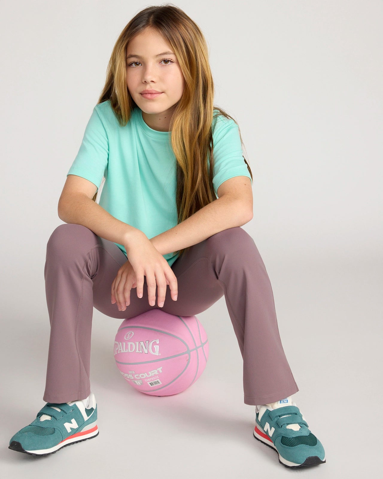 The Kids' Active Buttery-Soft GRS Certified Recycled Nylon Flare Pant