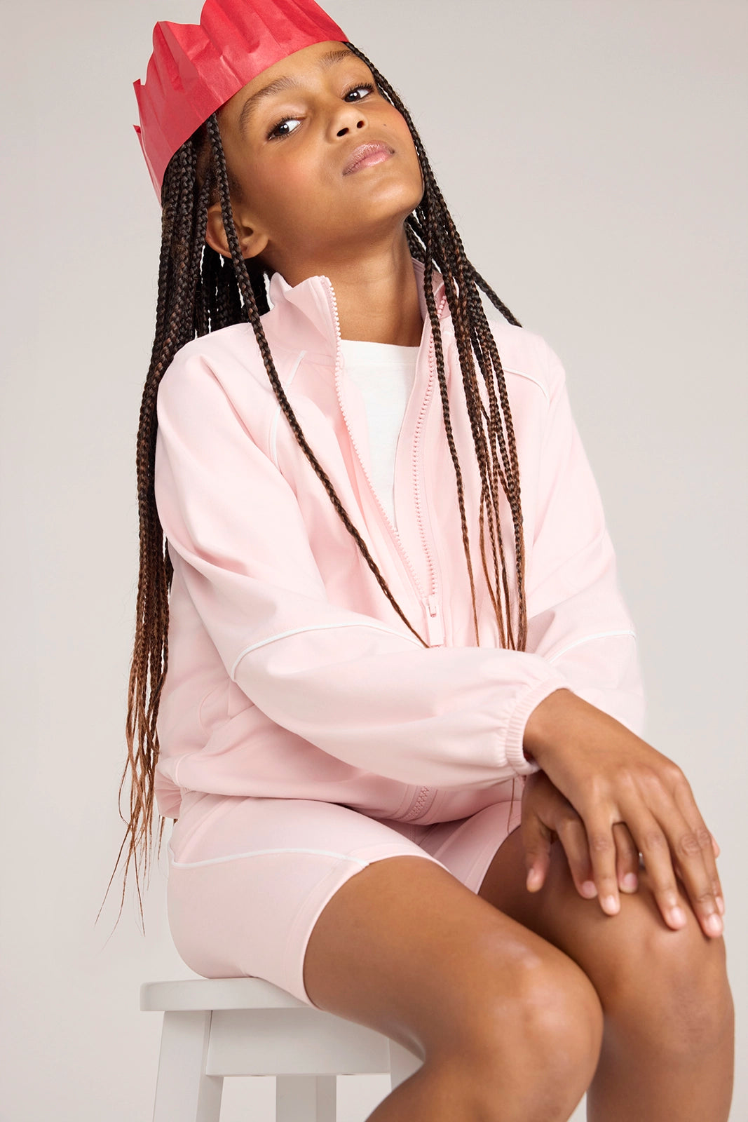 The Active Retro Bike Short - Light Pink