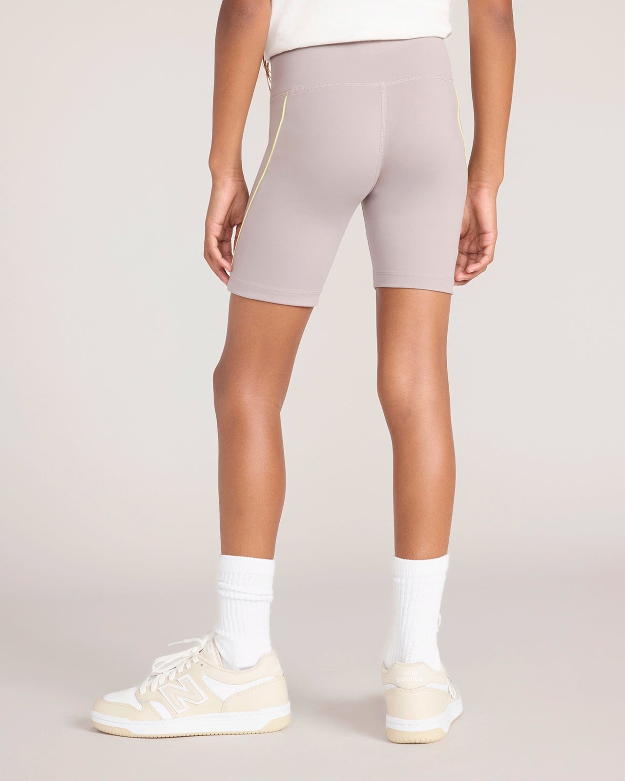 The Active Retro Bike Short - Light Grey
