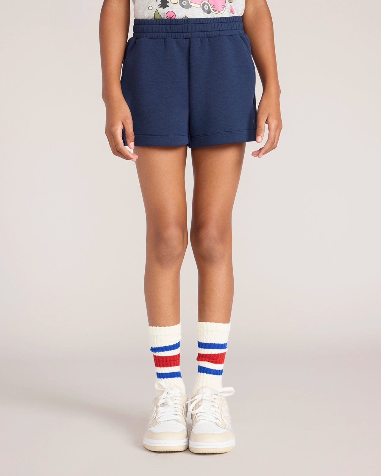 The Soft Luxe Short - Navy Blazer