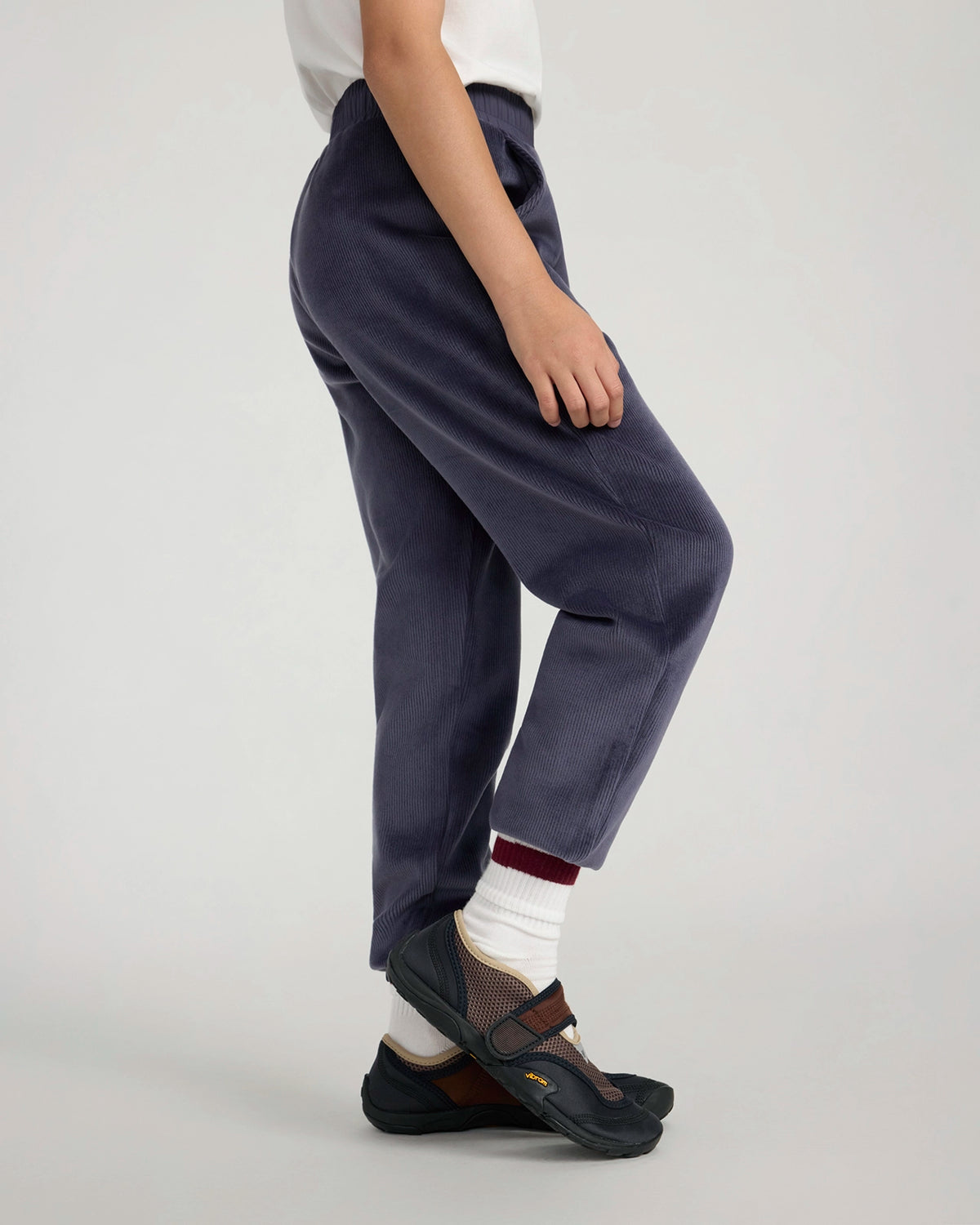 The Soft Luxe Girls’ Cozy Corduroy Jogger - Deep Purple