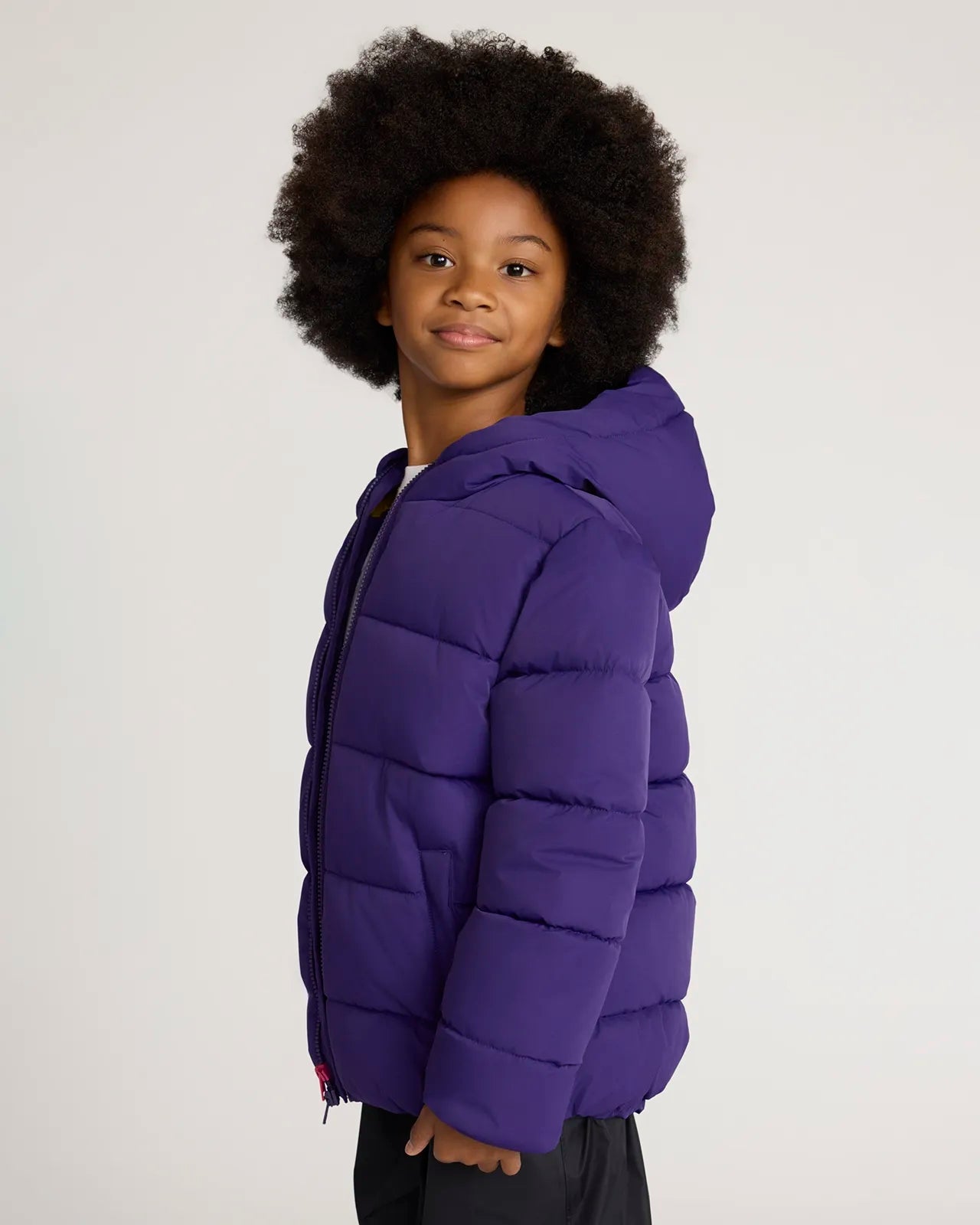 The Kids' Sorona™ Fill GRS Certified Recycled Polyester Puffer Jacket - Purple