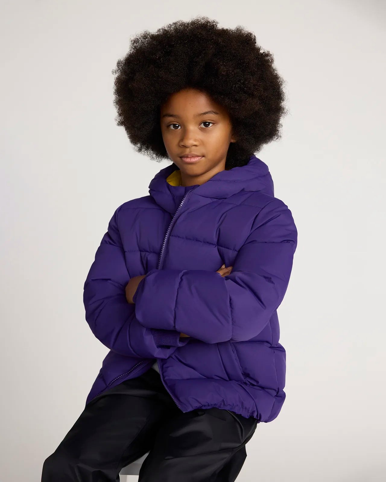 The Kids' Sorona™ Fill GRS Certified Recycled Polyester Puffer Jacket - Purple