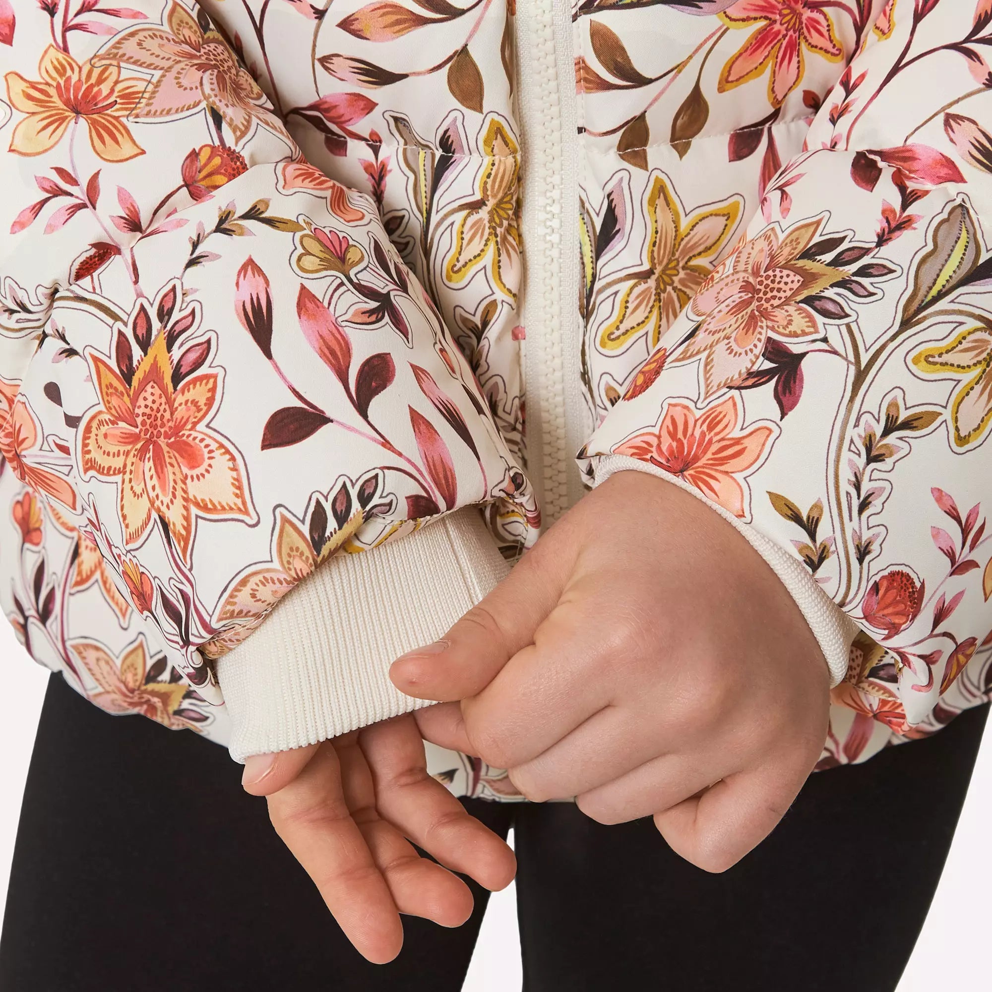The Kids' Sorona™ Fill GRS Certified Recycled Poly Puffer Jacket - Floral