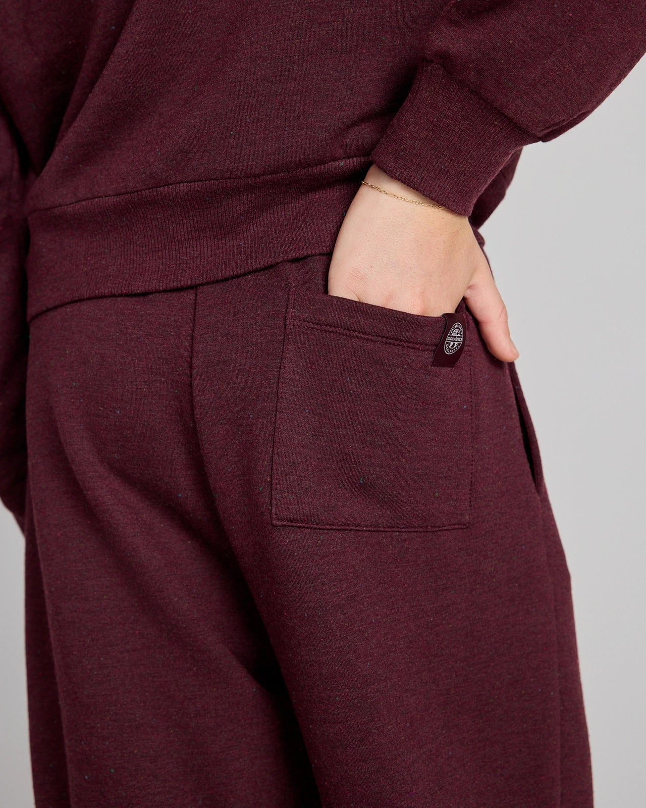 The Kids' Ecovero™ + GRS Certified Recycled Poly Candy Fleece Jogger - Purple