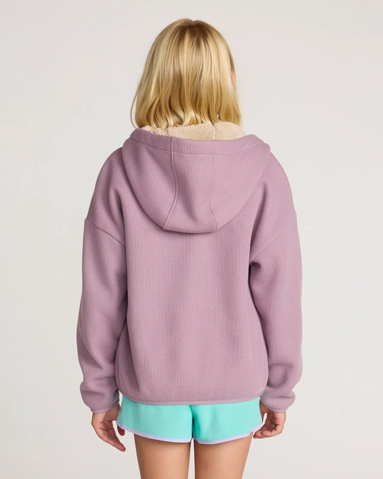 The Kids' Soft Luxe Organic Cotton + GRS Certified Recycled Polyester Jacket - Elderberry