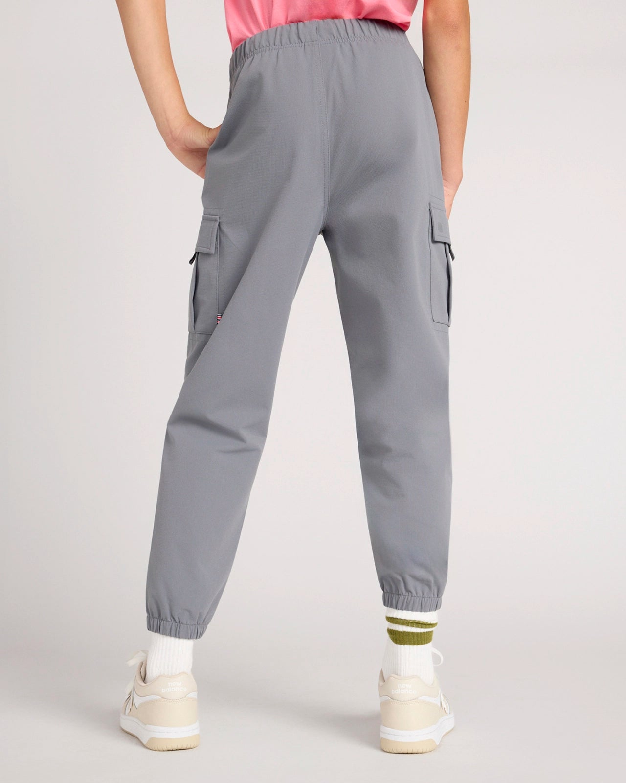 The Kids' GRS Certified Recycled Poly Everyday Cargo Pant - Quiet Shade Charcoal