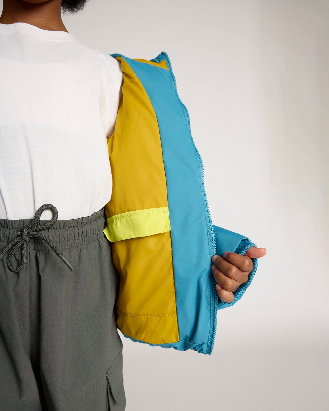 The Kids' Sorona™ Fill GRS Certified Recycled Polyester Puffer Jacket - Storm Blue