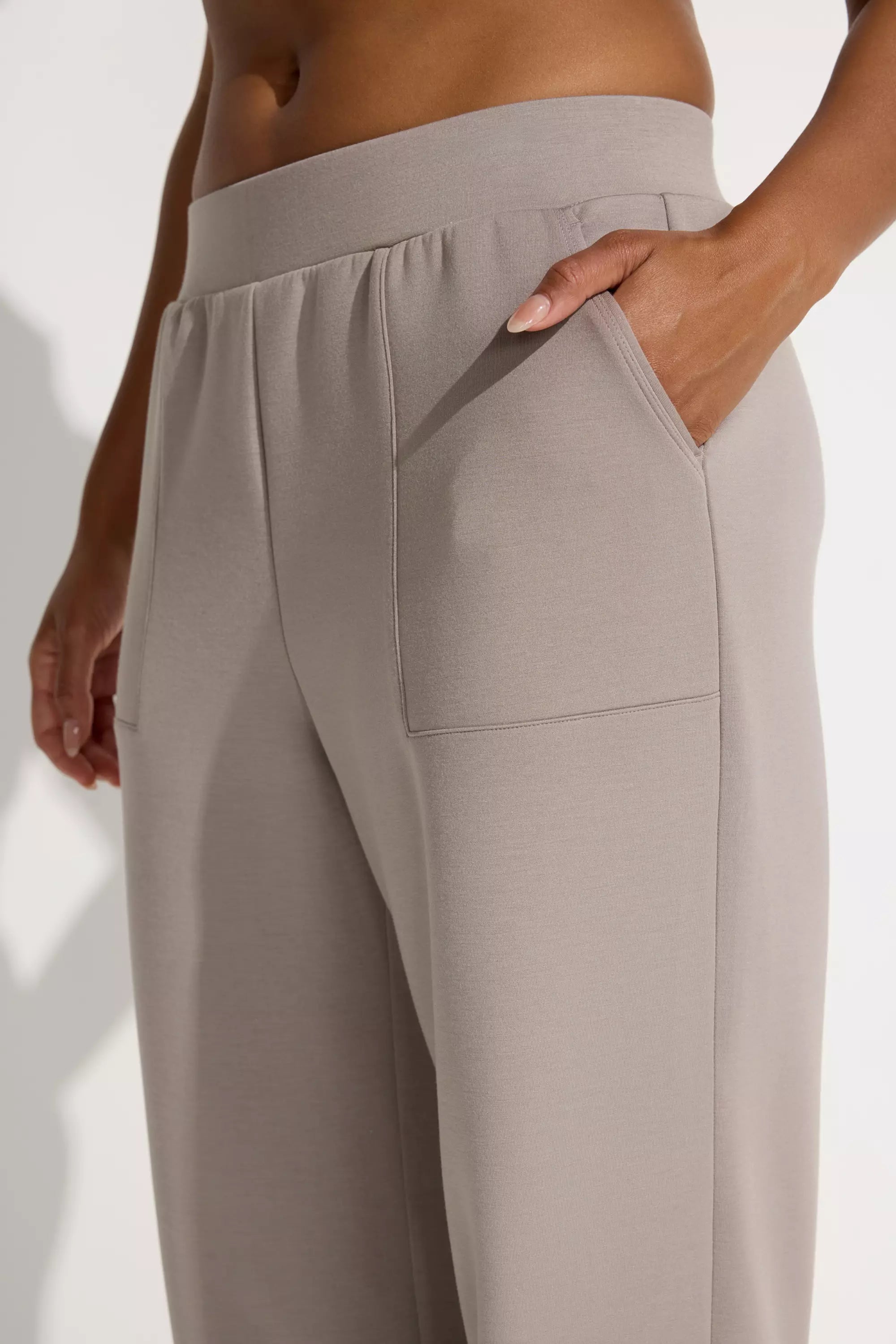 Wide Leg Pant - Brown
