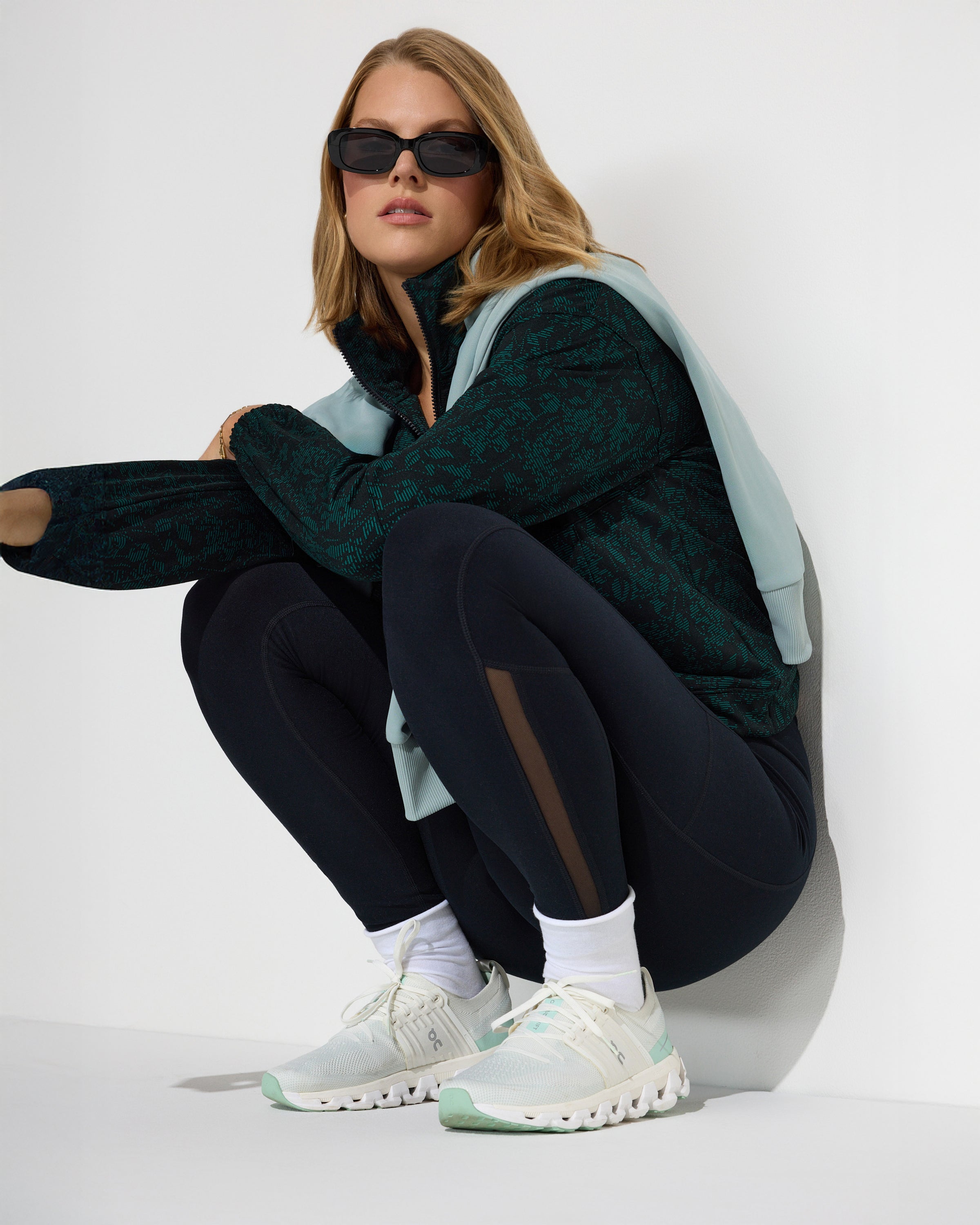 The Active Power Mesh Legging - Black