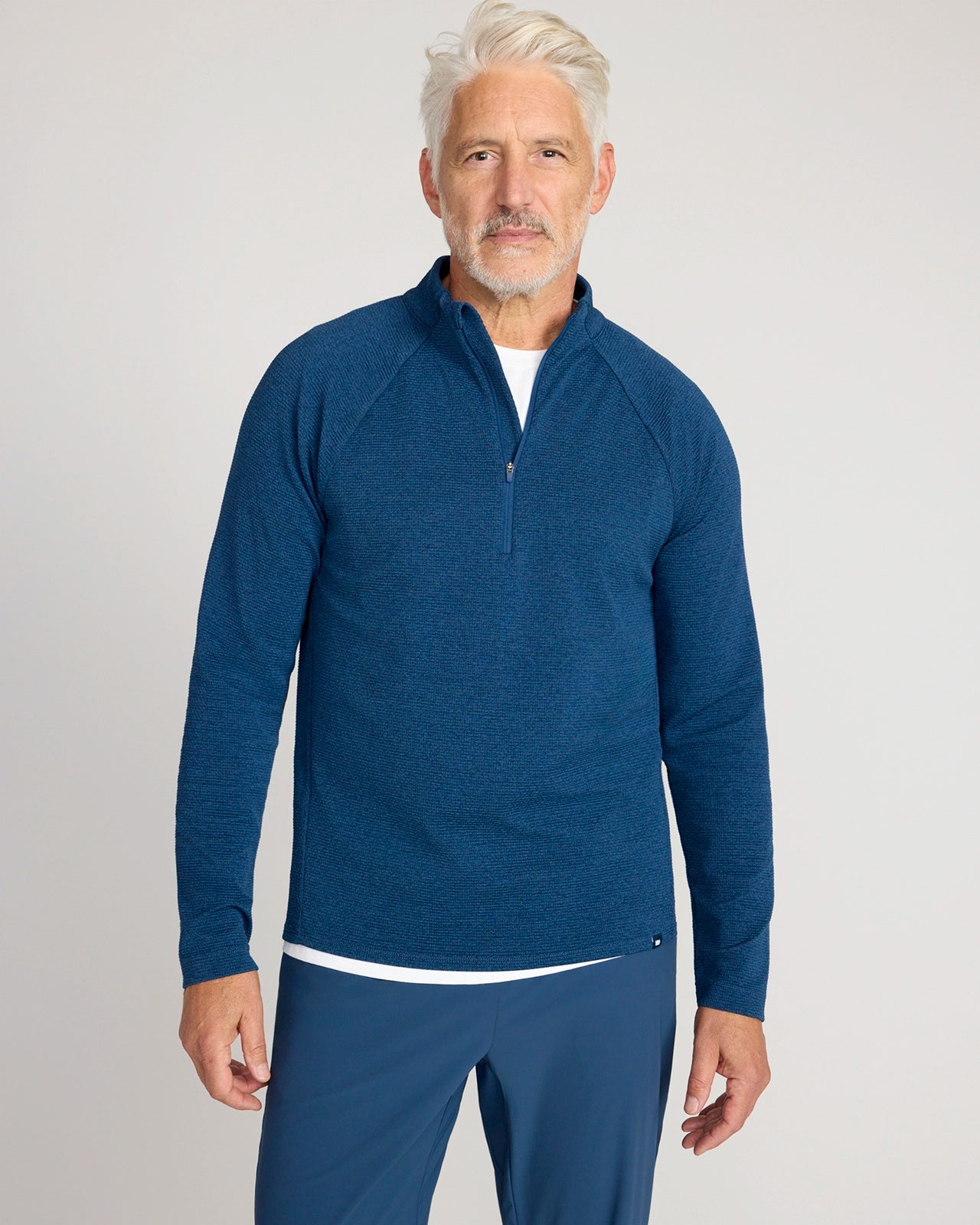 The Active Stretch GRS Certified Recycled Poly Melange 1/4 Zip