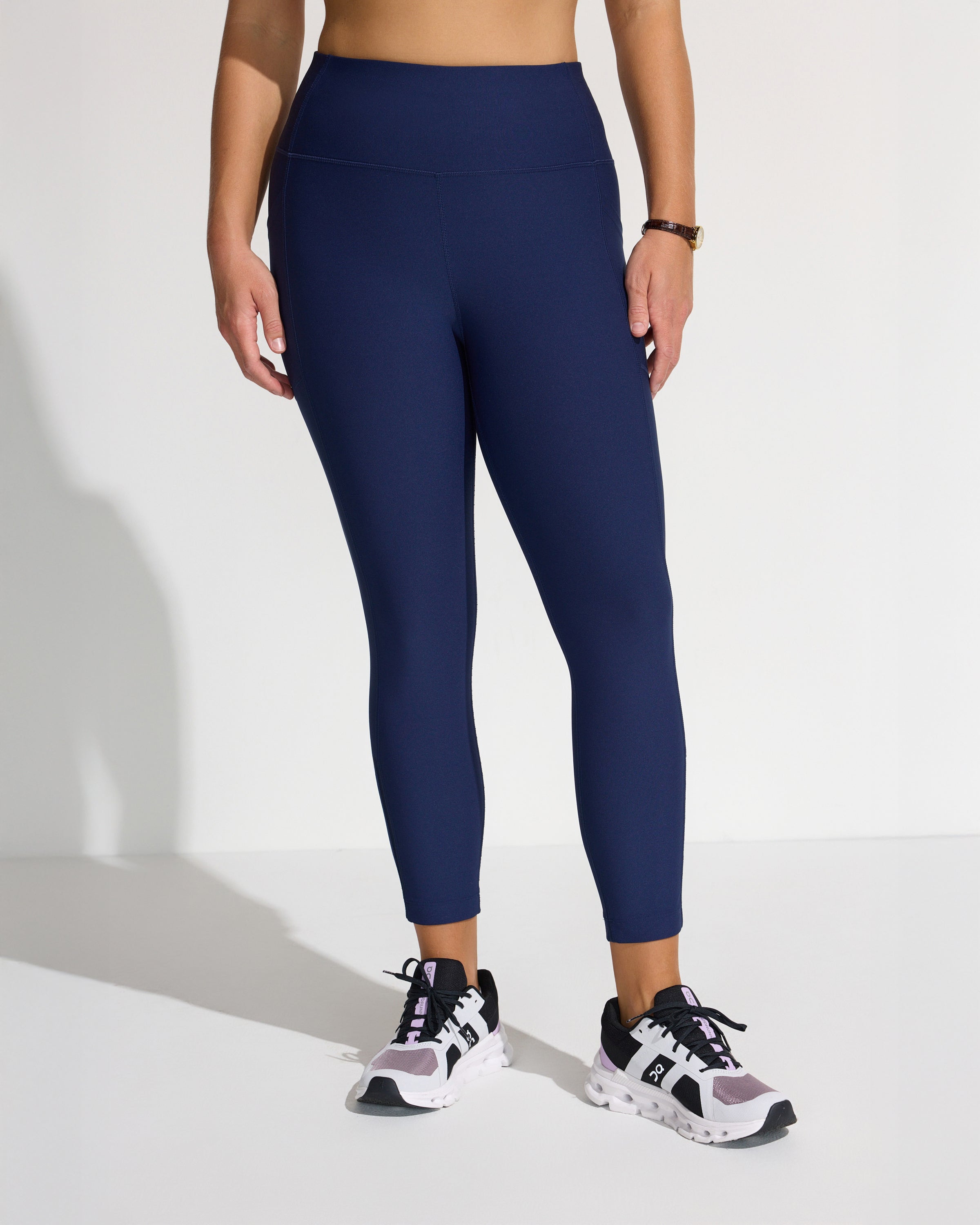 The Active Power Mesh Legging - Moonlit Ocean Navy