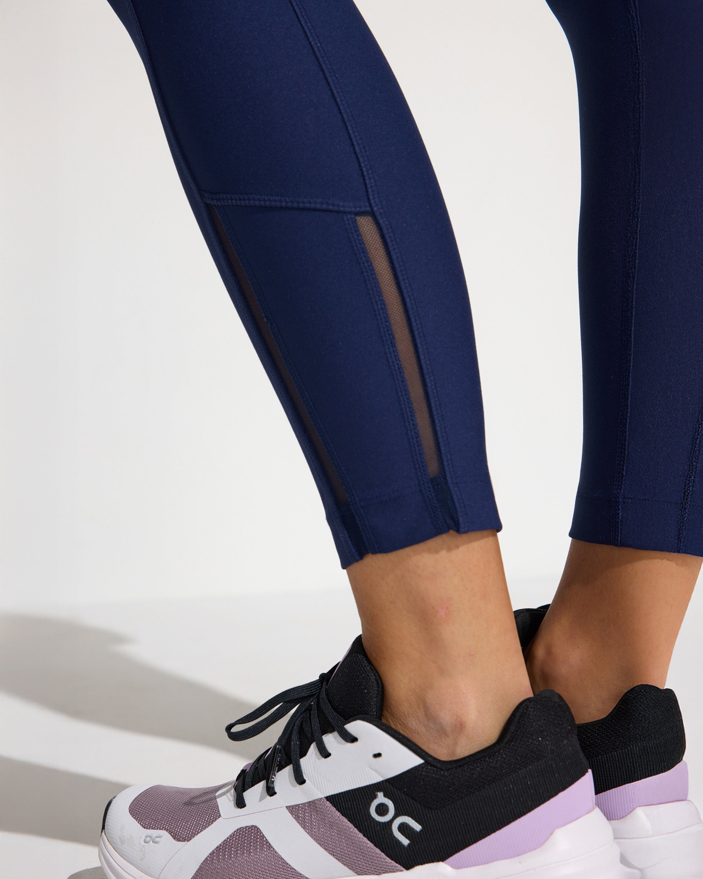 The Active Power Mesh Legging - Moonlit Ocean Navy