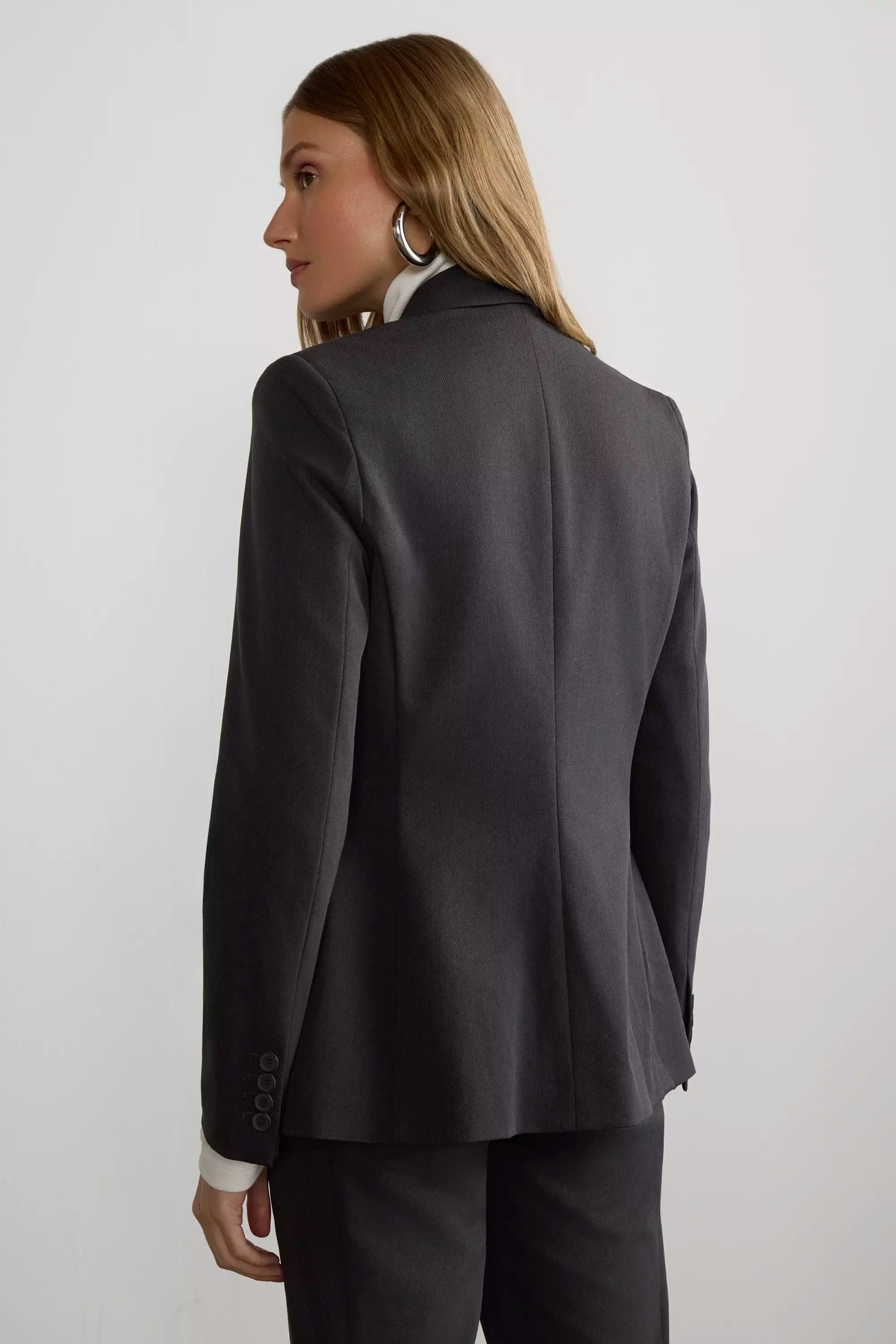 Insight Twill Blazer - Wayward Grey