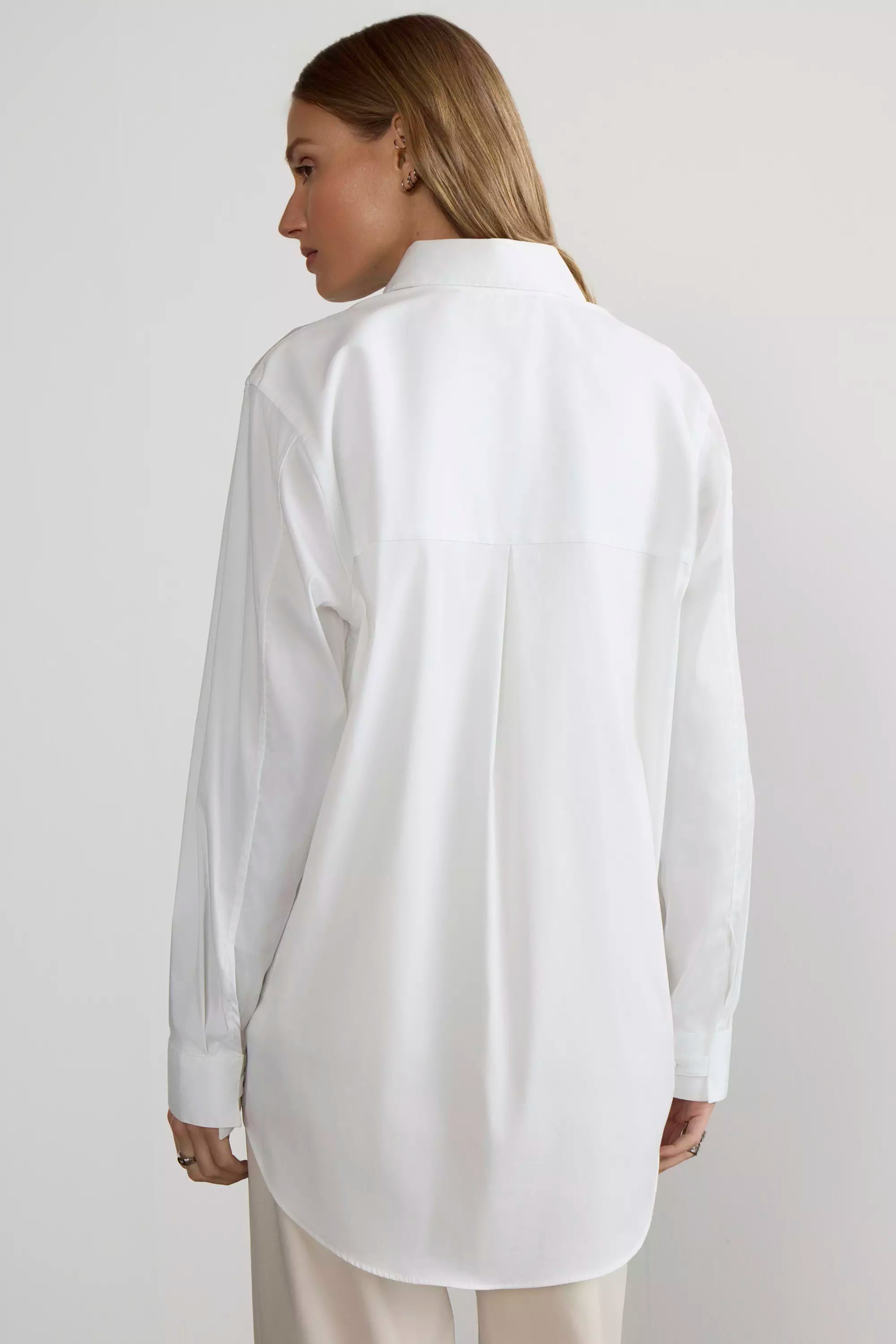 Suitable Oversized Cargo Shirt - Bright White