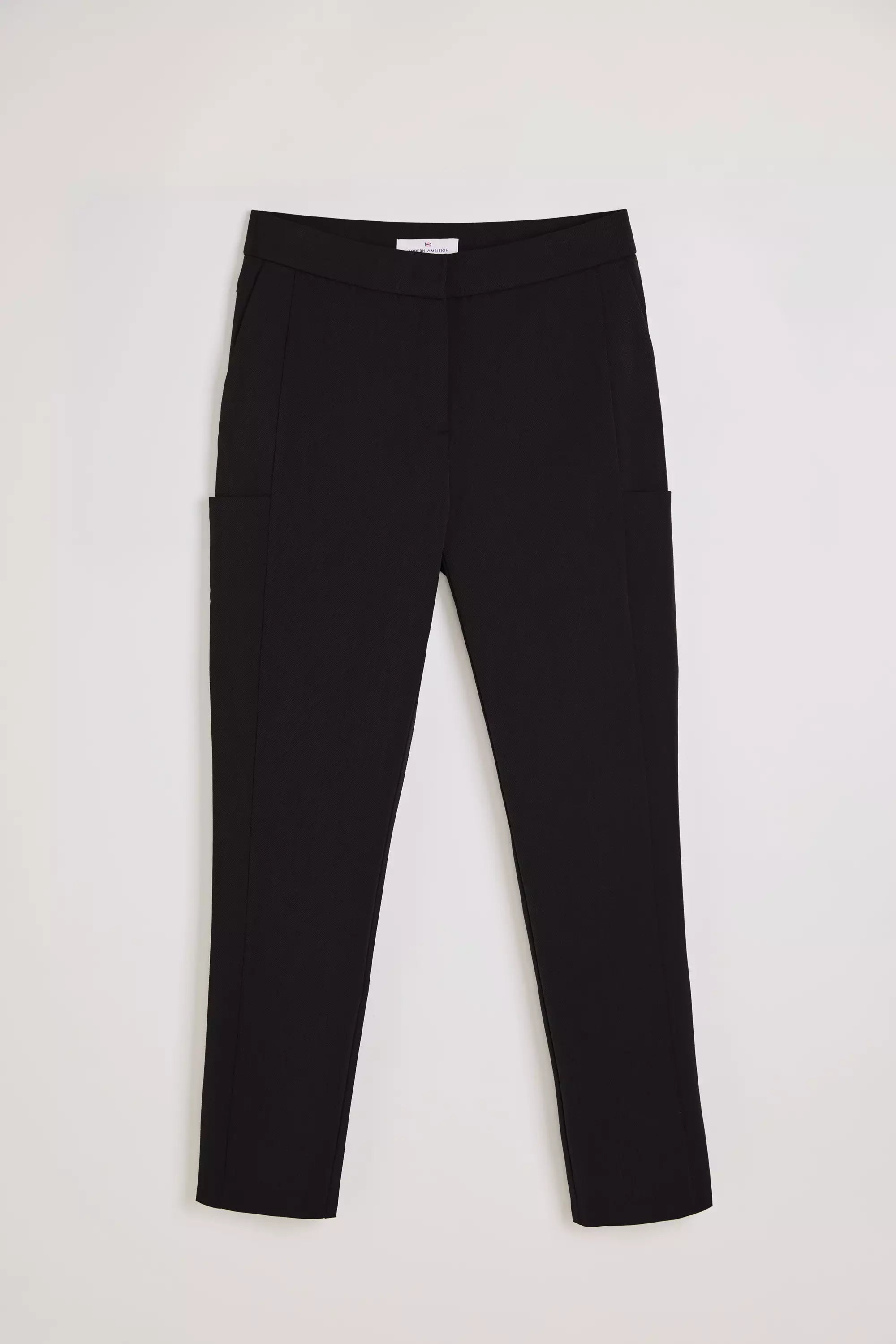 Trailblaze High-Rise Slim Twill Trouser - Black