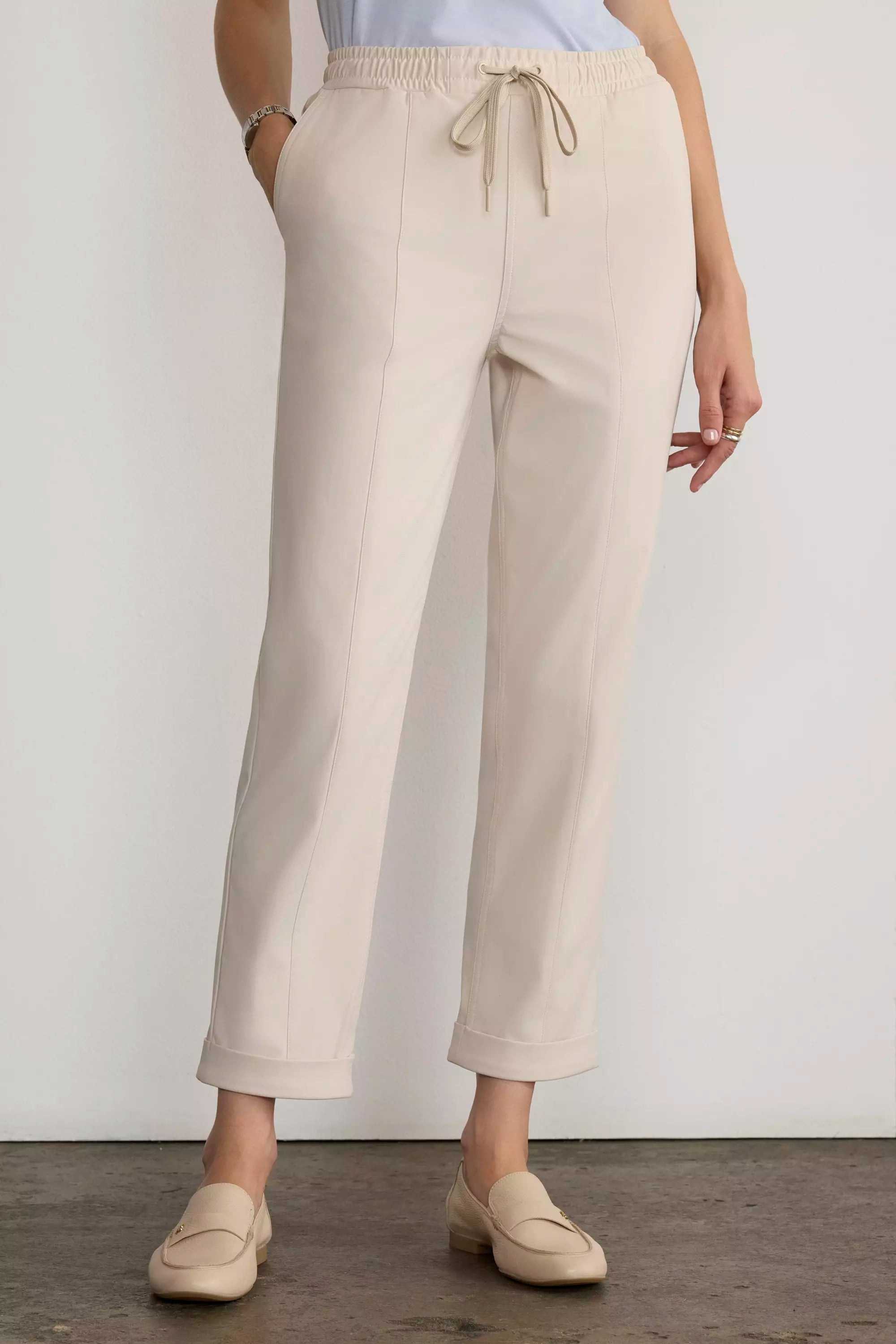 Limitless Roll Cuff Clean Cut Jogger - Brazilian Sand