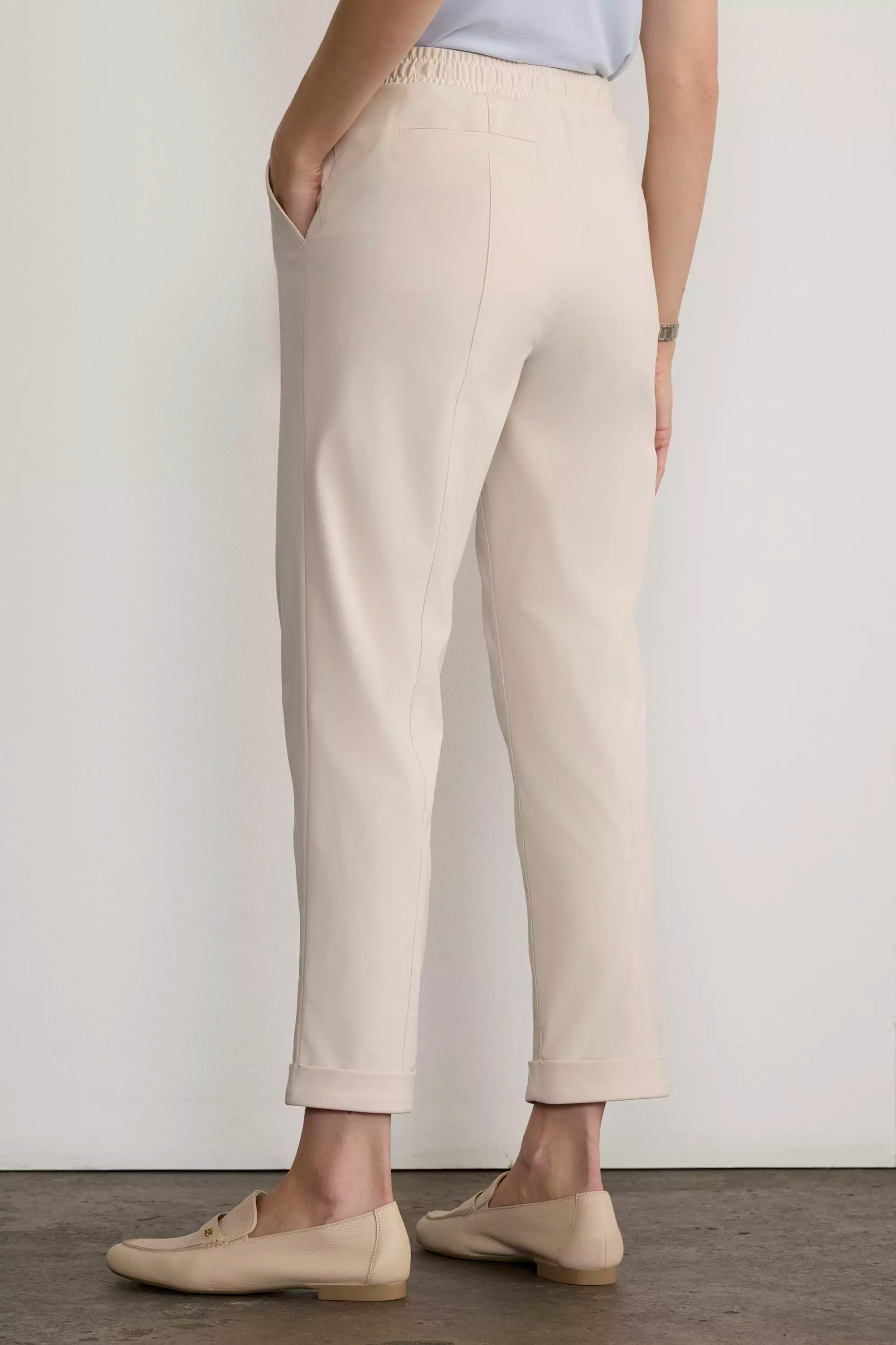 Limitless Roll Cuff Clean Cut Jogger - Brazilian Sand