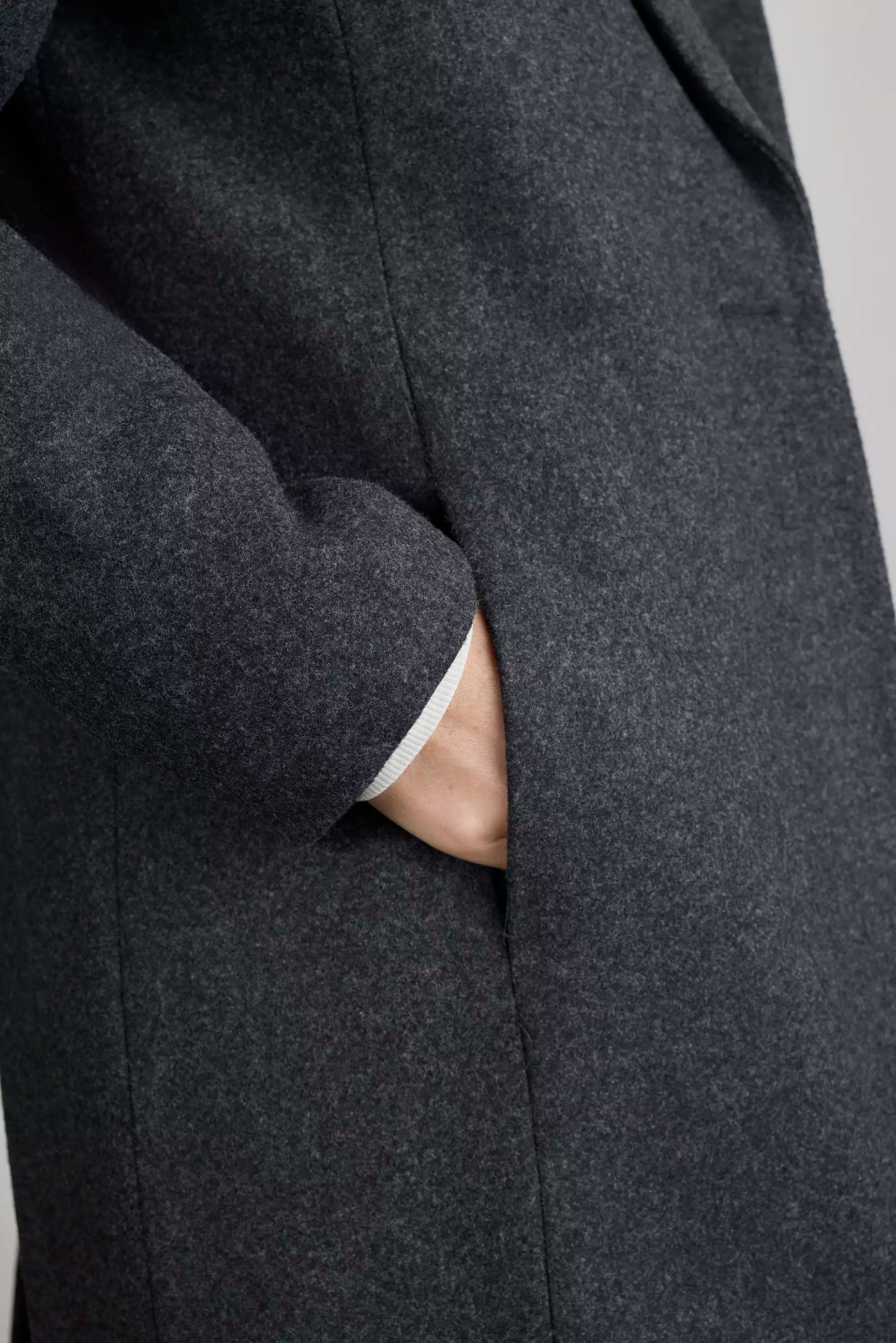 Goal-Getter Overcoat with Removable Hooded Fooler - Htr Charcoal