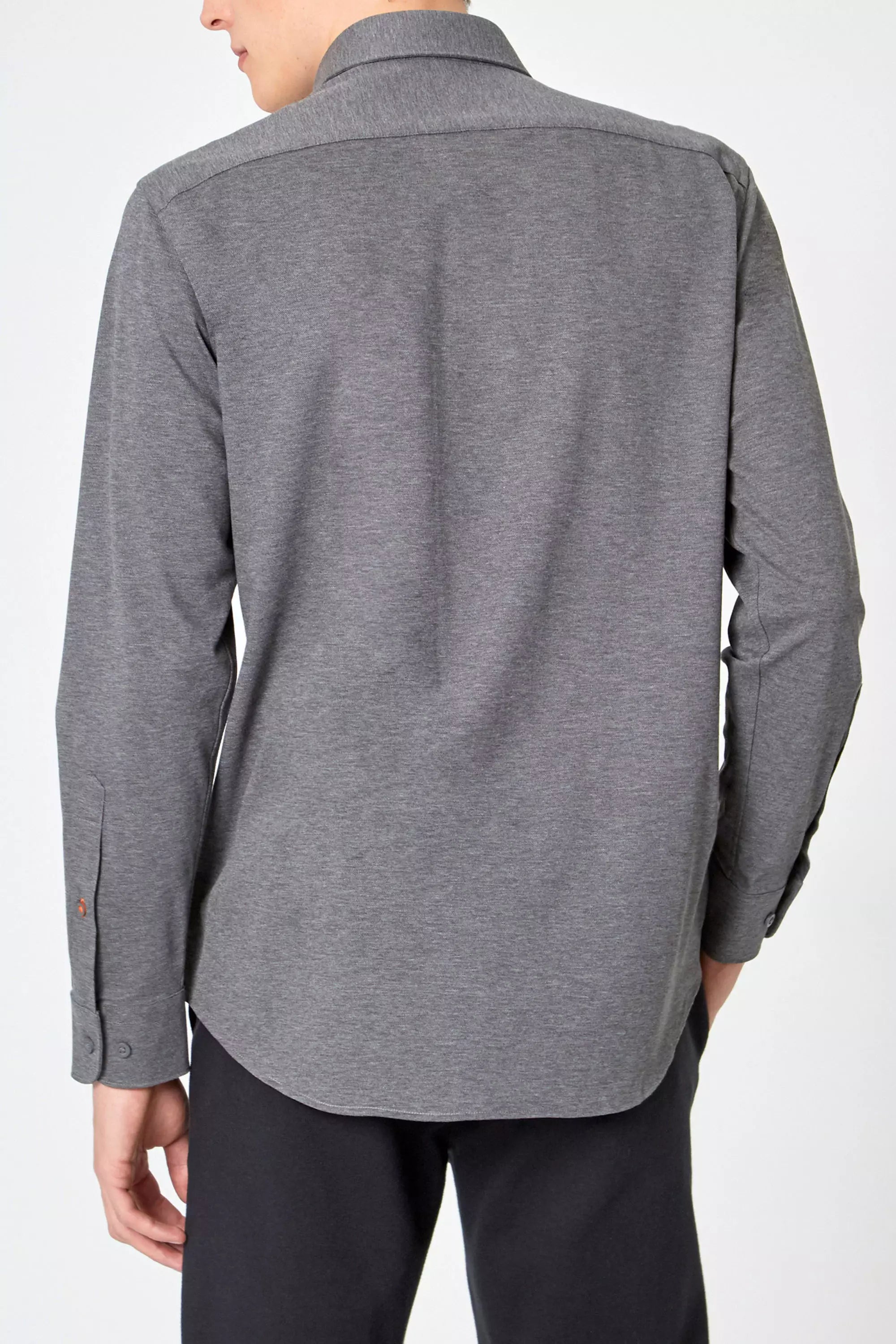 Interview FlexPique Knit Standard-Fit Shirt - Htr Charcoal