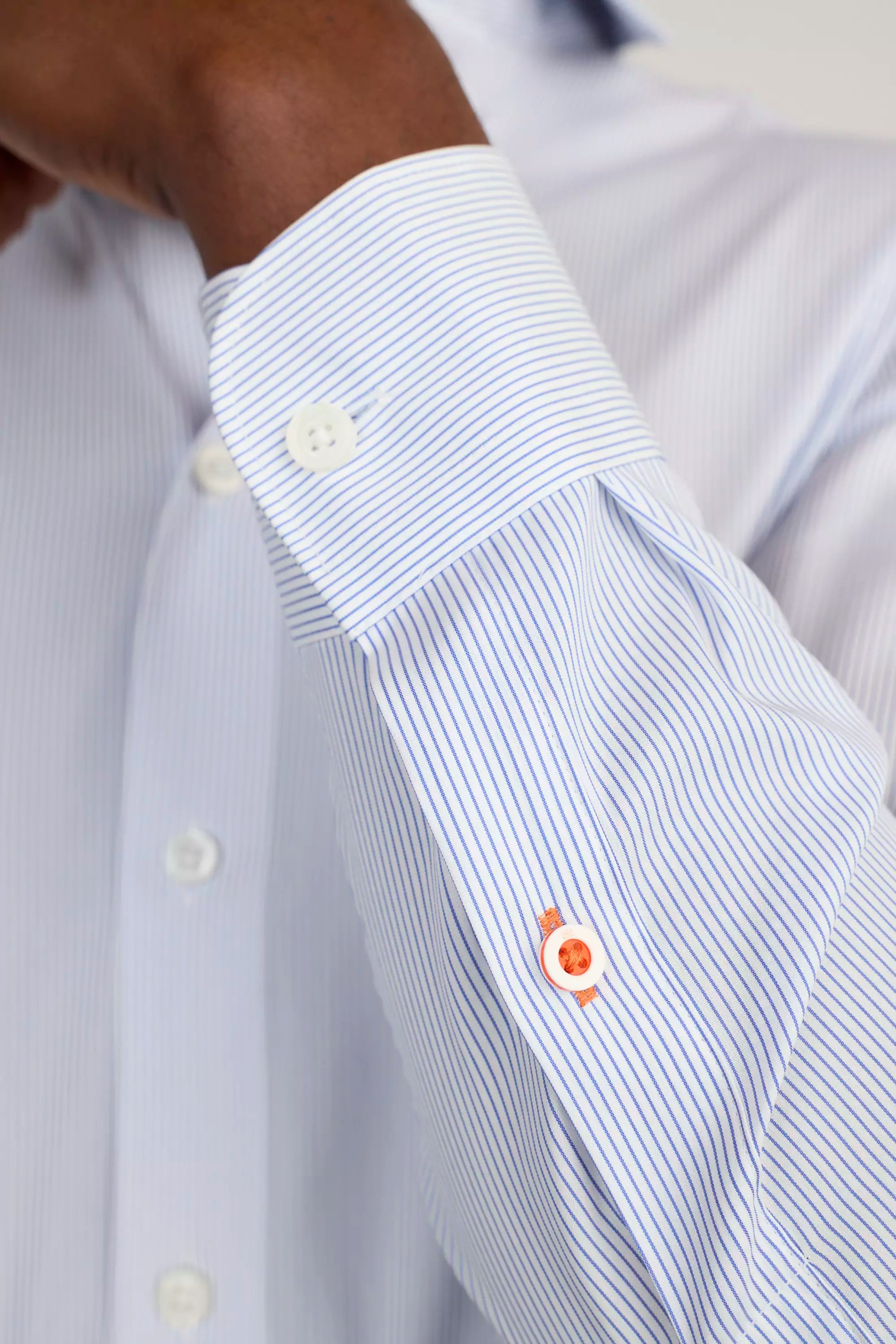 PerformLuxe Cotton Nylon Poplin Slim-Fit Shirt - White