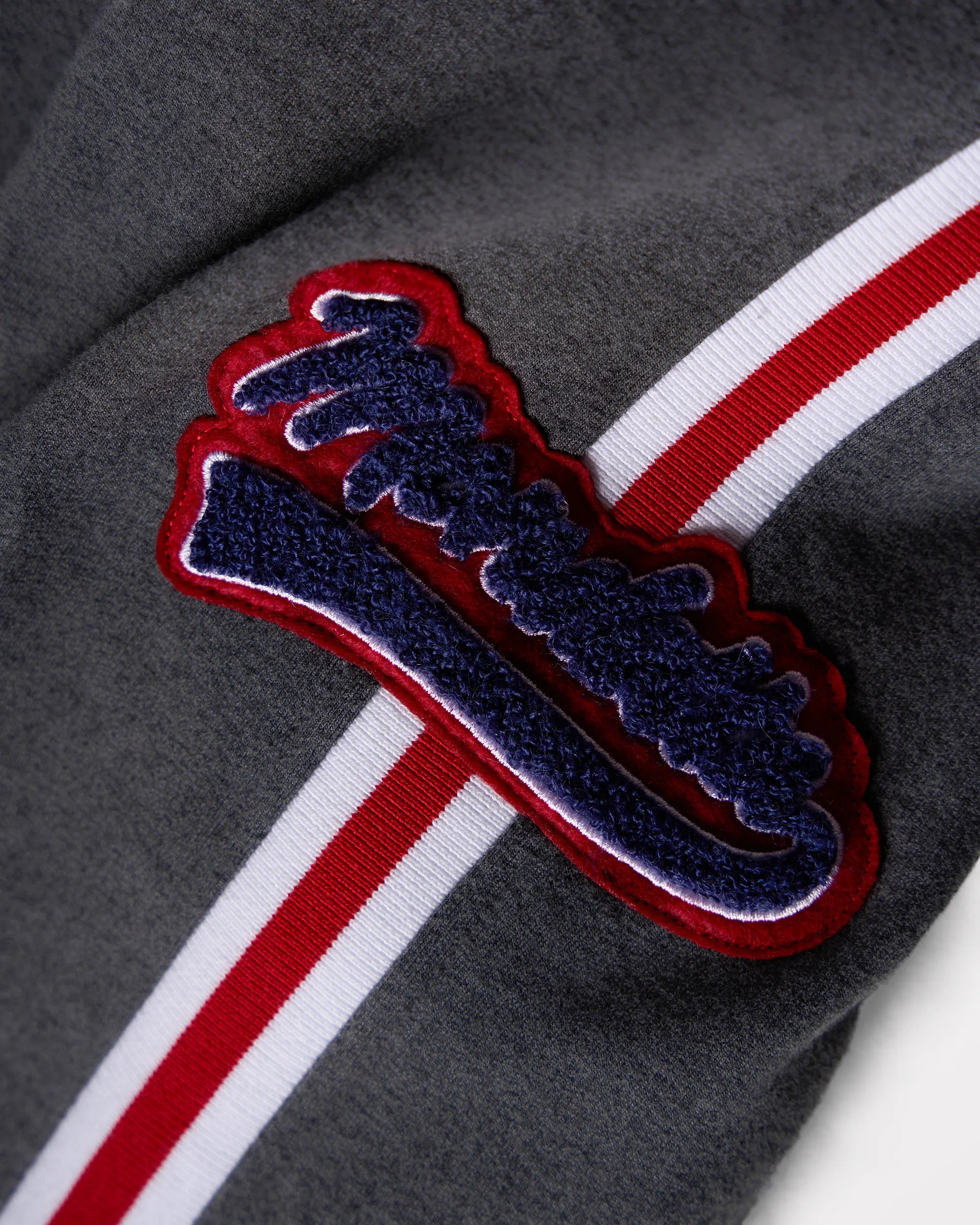 The Jets Track Hoodie - Htr Charcoal