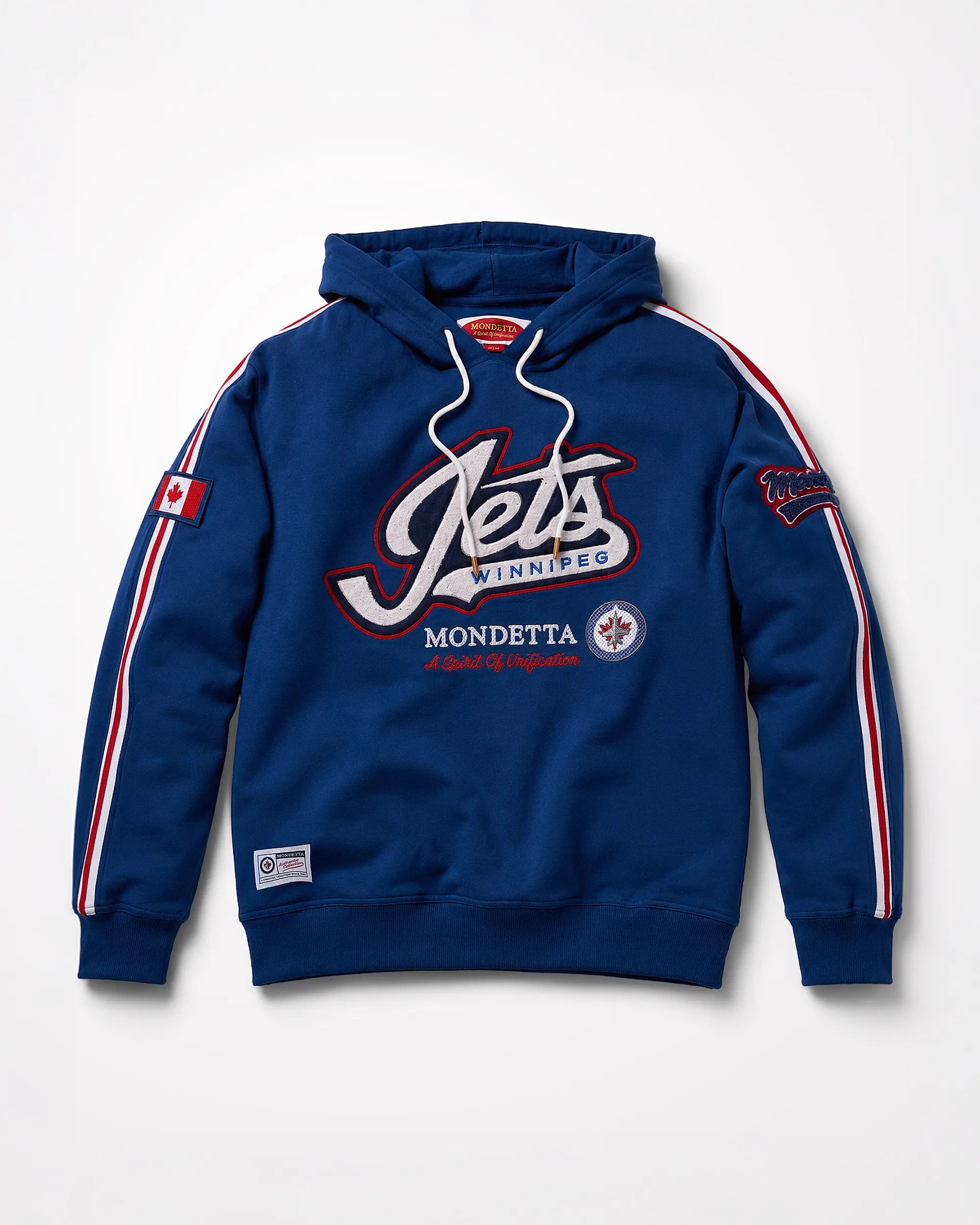 For general description, go to 'Main Product Description' region - The Jets Track Hoodie - Navy