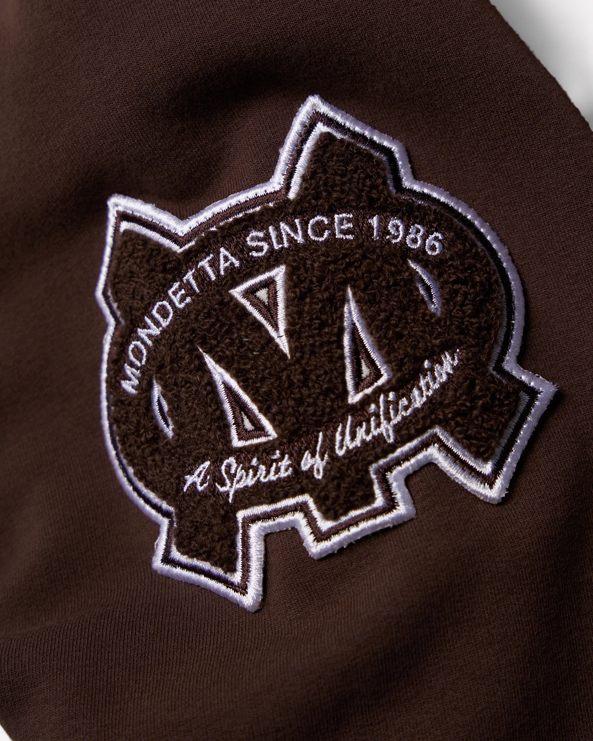 The Jets Faceoff Hoodie - Chocolate Brown