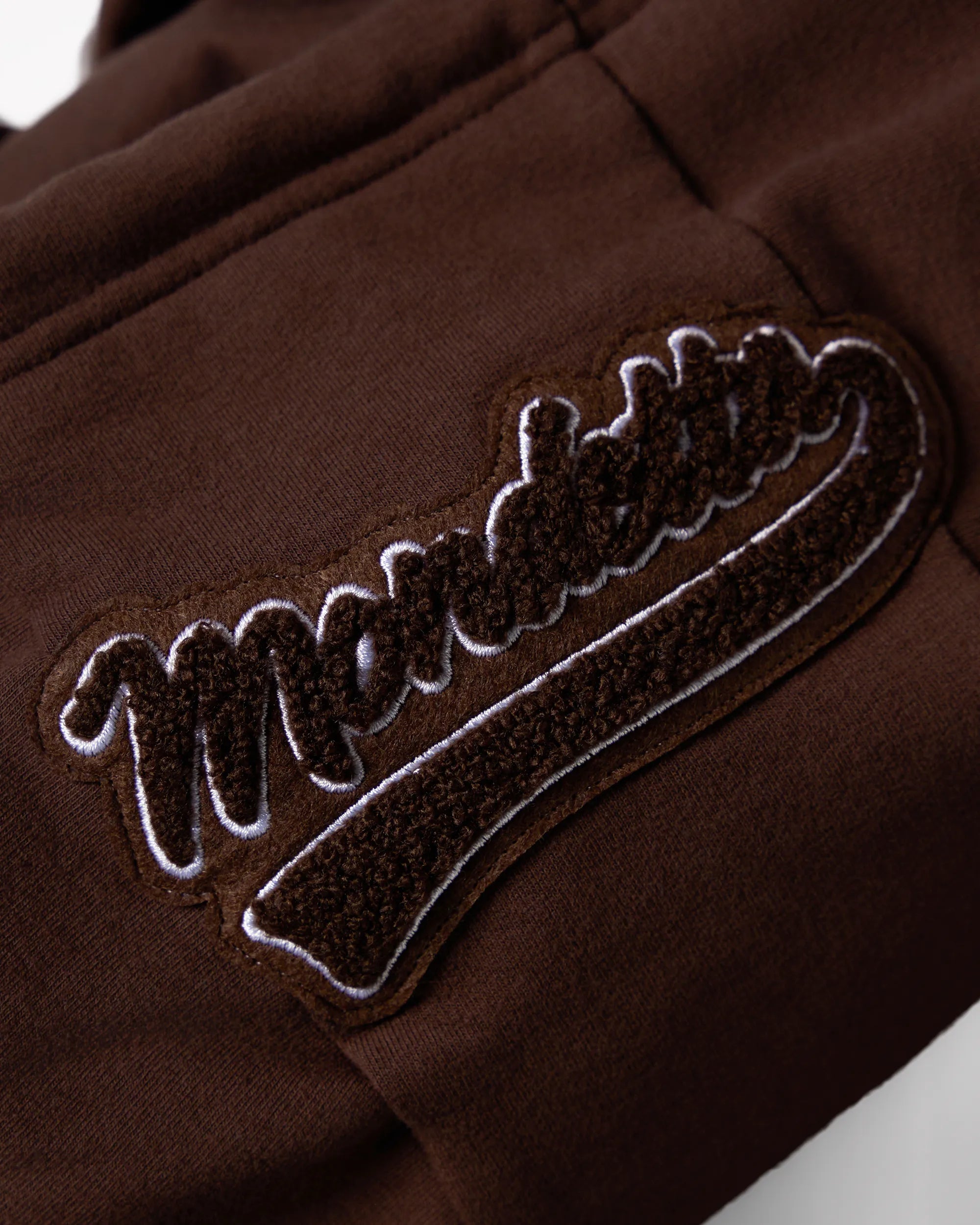 The Jets Faceoff Hoodie - Chocolate Brown