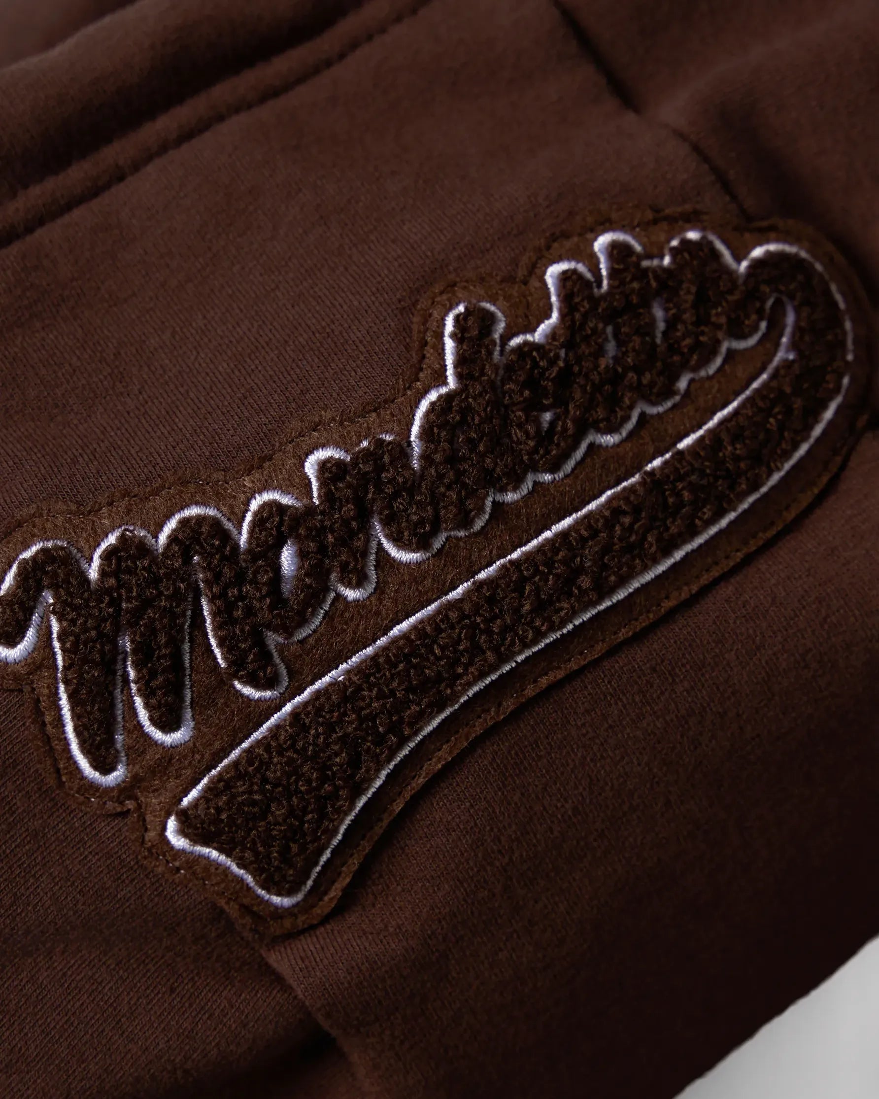 The Jets Faceoff Hoodie - Chocolate Brown