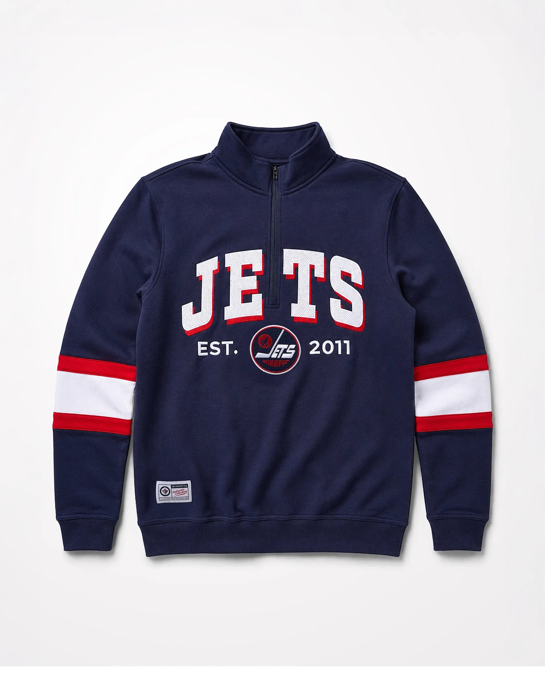 For general description, go to 'Main Product Description' region - The Jets Altitude Quarter Zip - Navy