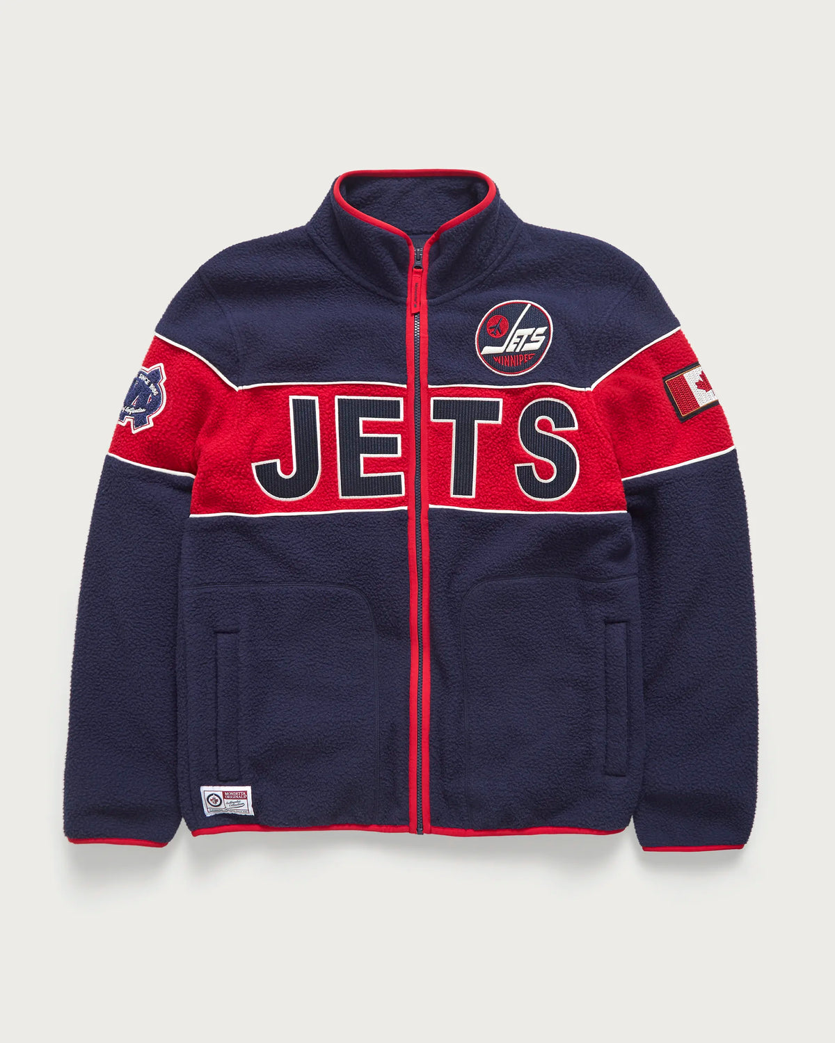 Jets Sherpa Full-Zip Jacket - Dark Navy