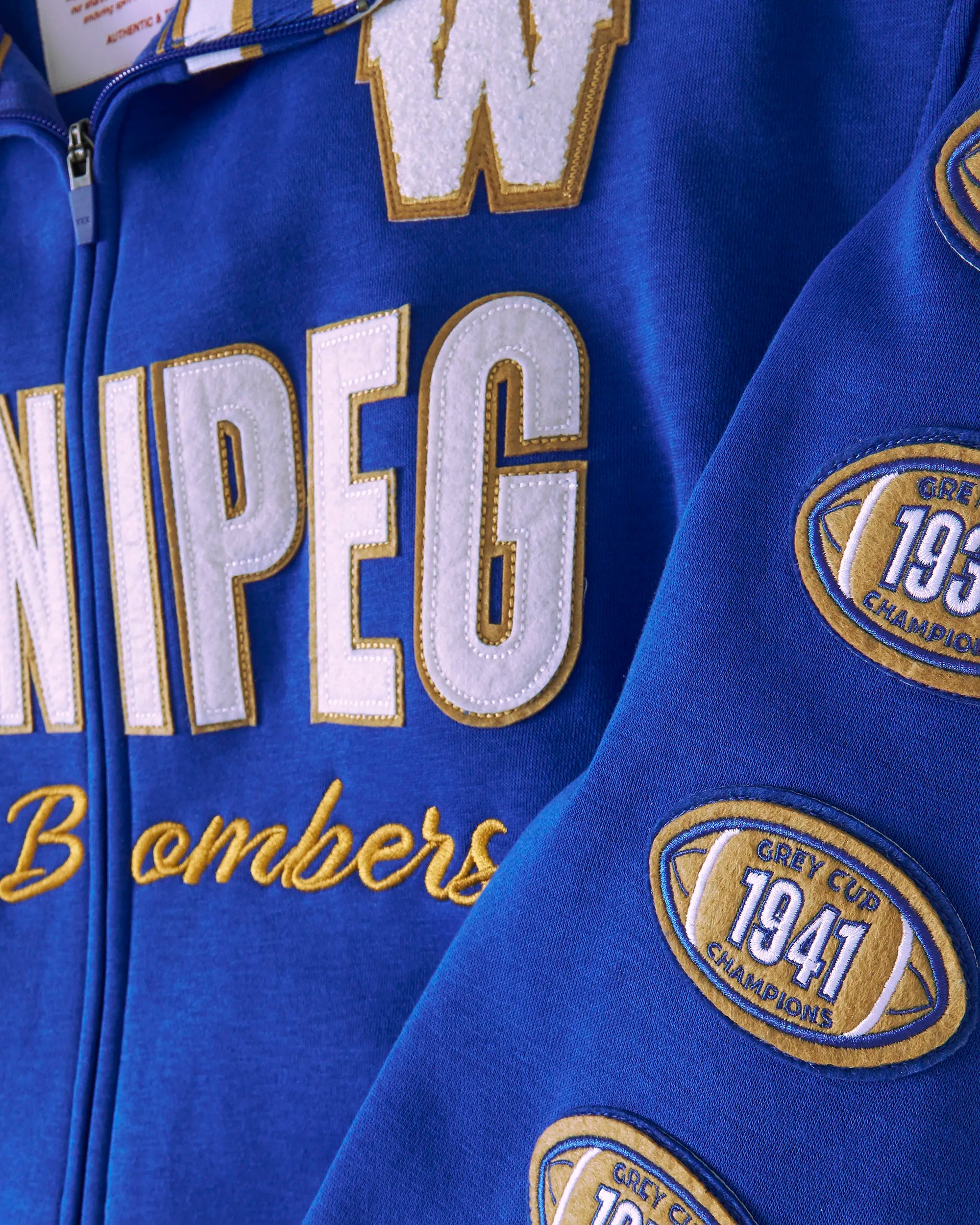 The Bombers Pitch Jacket - Royal Blue