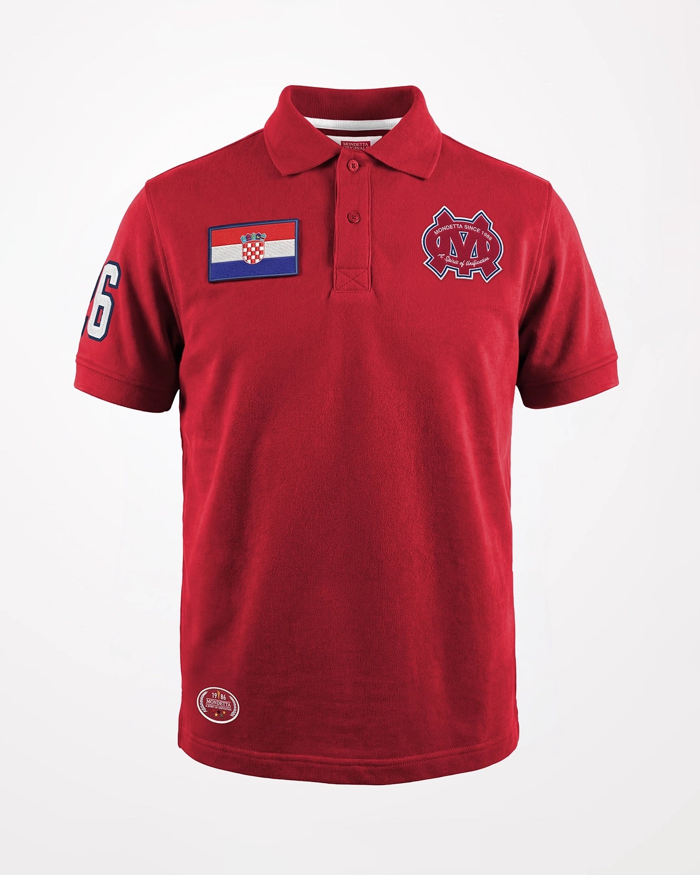 For general description, go to 'Main Product Description' region - The Match Day Polo - Match Day Polo Red/Croatia