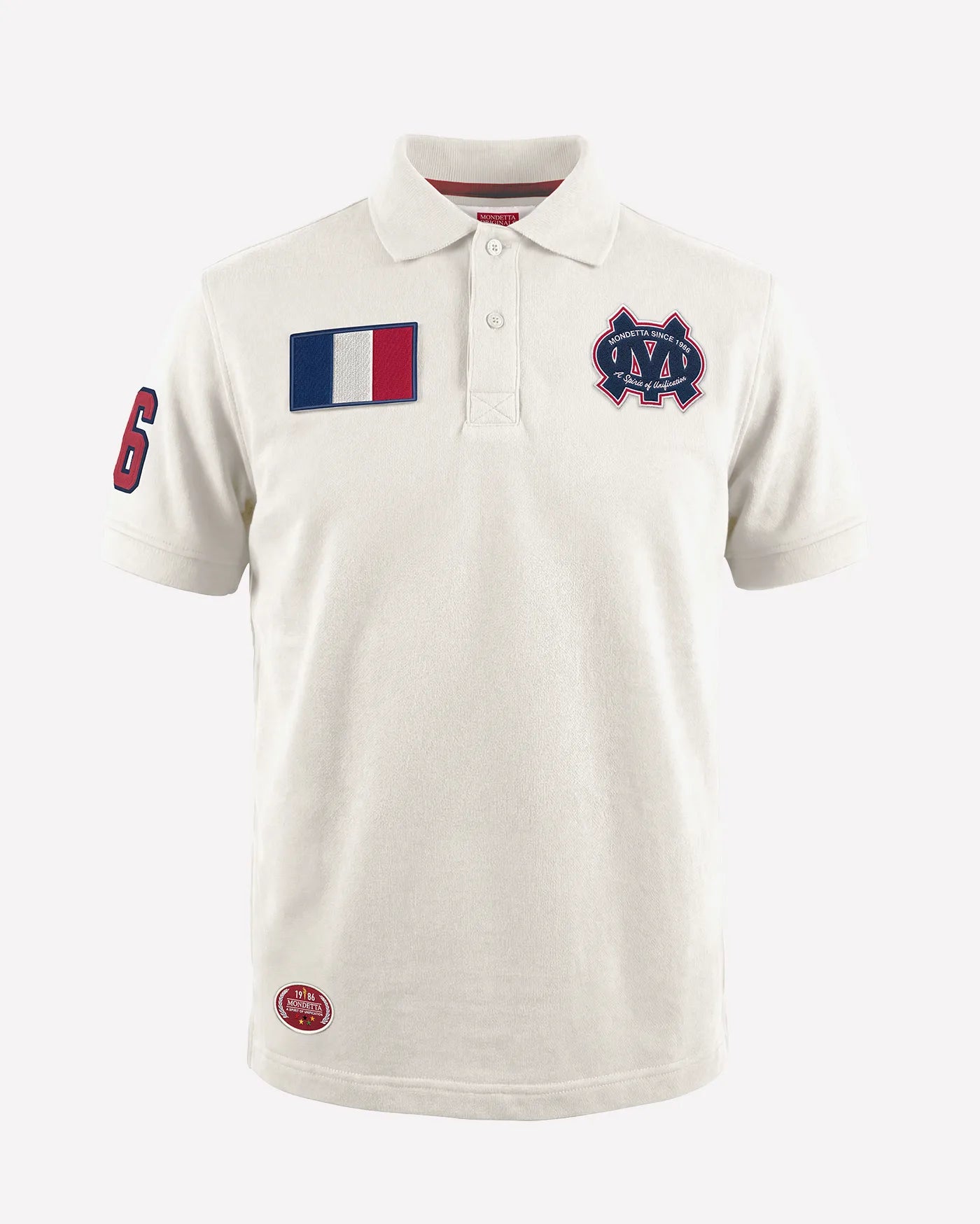 For general description, go to 'Main Product Description' region - The Match Day Polo - Match Day Polo White/France
