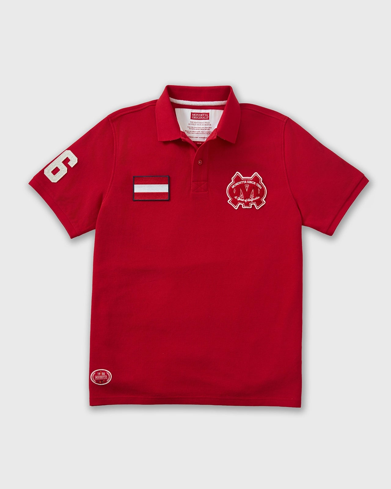 The Match Day Polo - Match Day Polo Red/Austria