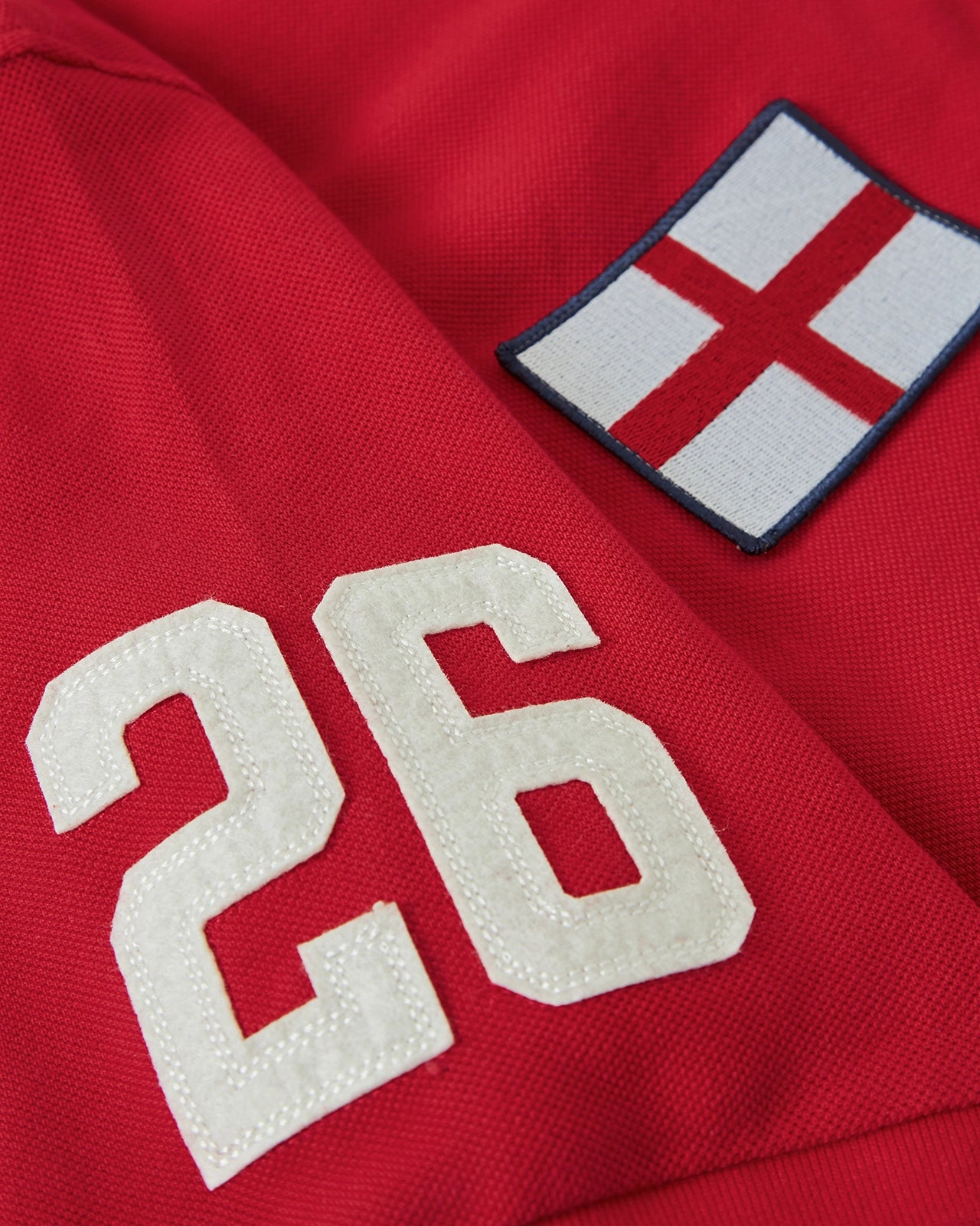 The Match Day Polo - Match Day Polo Red/England