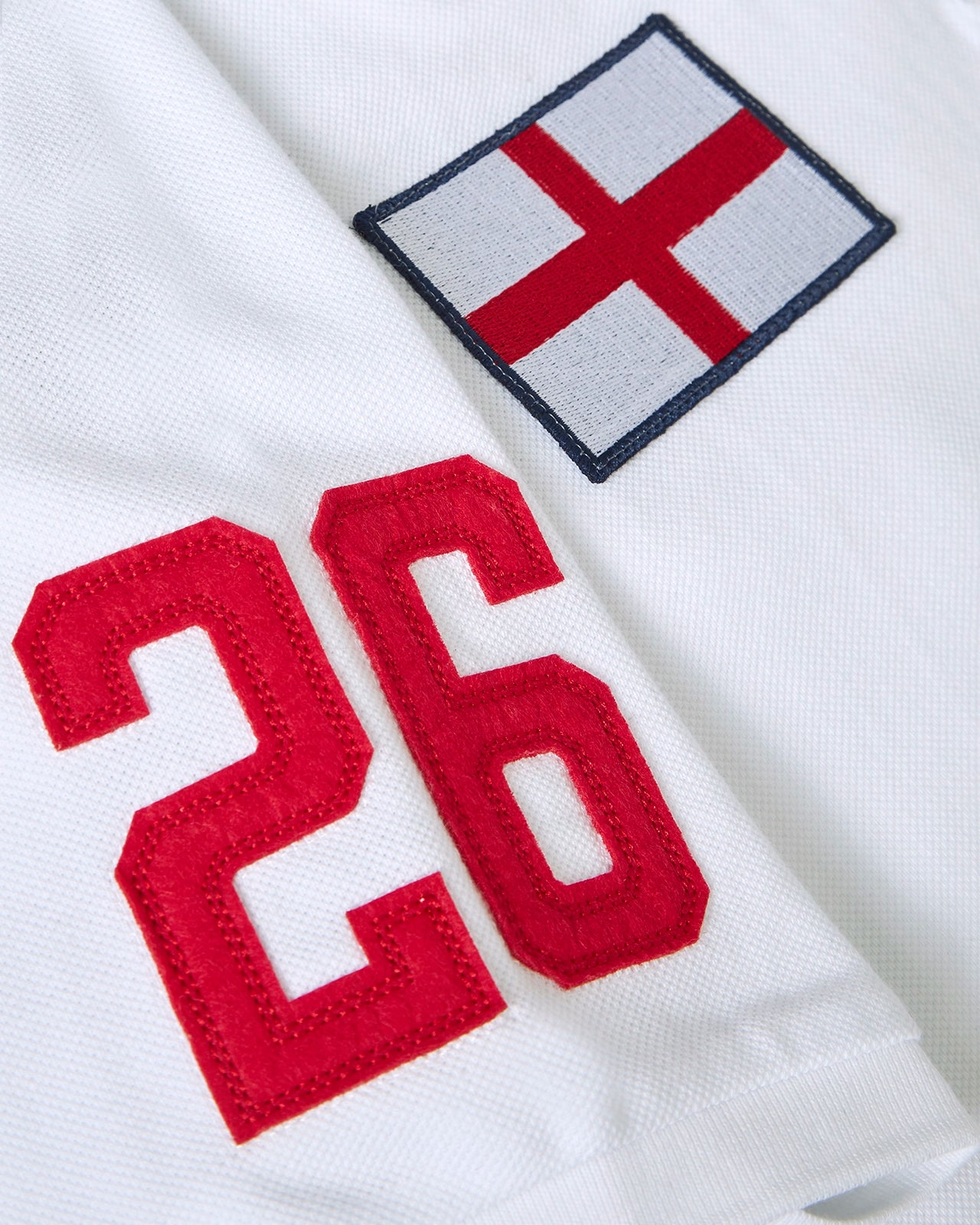 The Match Day Polo - Match Day Polo White/England