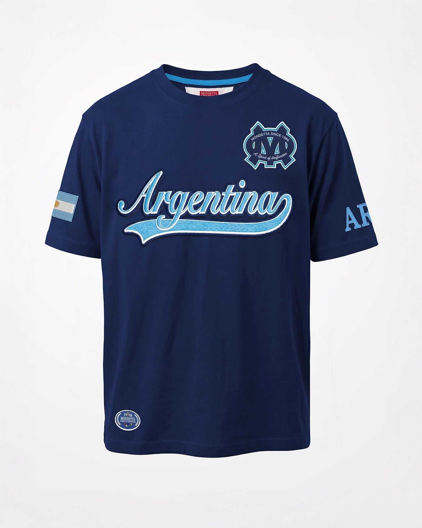 For detailed item description, go to 'Long Product Description' region - The Match Day T-Shirt - Match Day Navy/Argentina