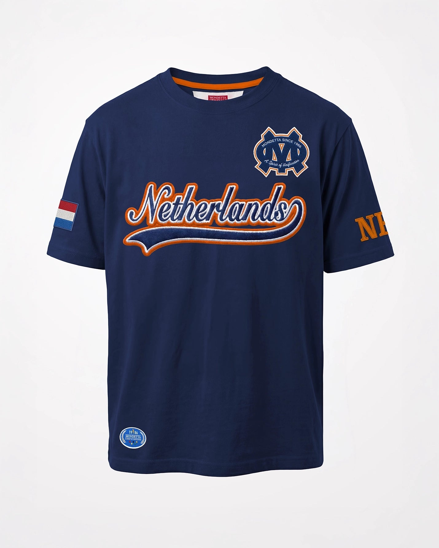 For detailed item description, go to 'Long Product Description' region - The Match Day T-Shirt - Match Day Navy/Netherlands
