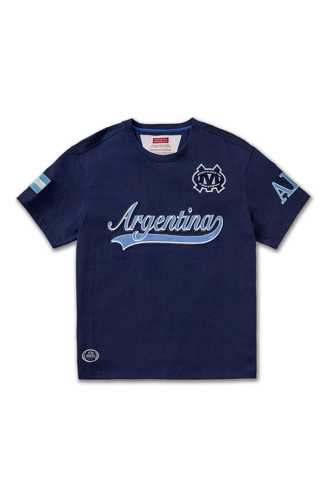 The Match Day T-Shirt - Match Day Navy/Argentina