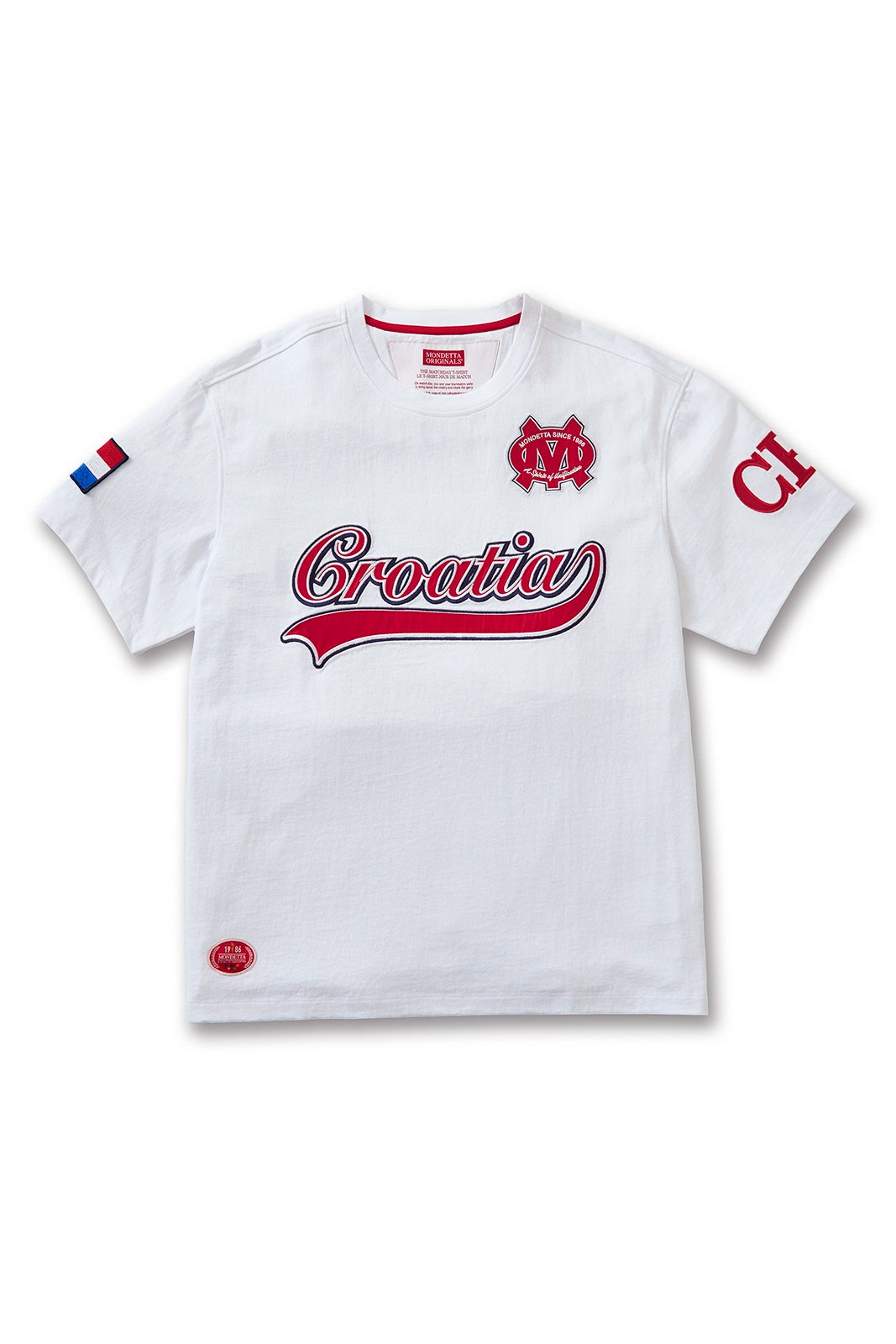 The Match Day T-Shirt - Match Day White/Croatia