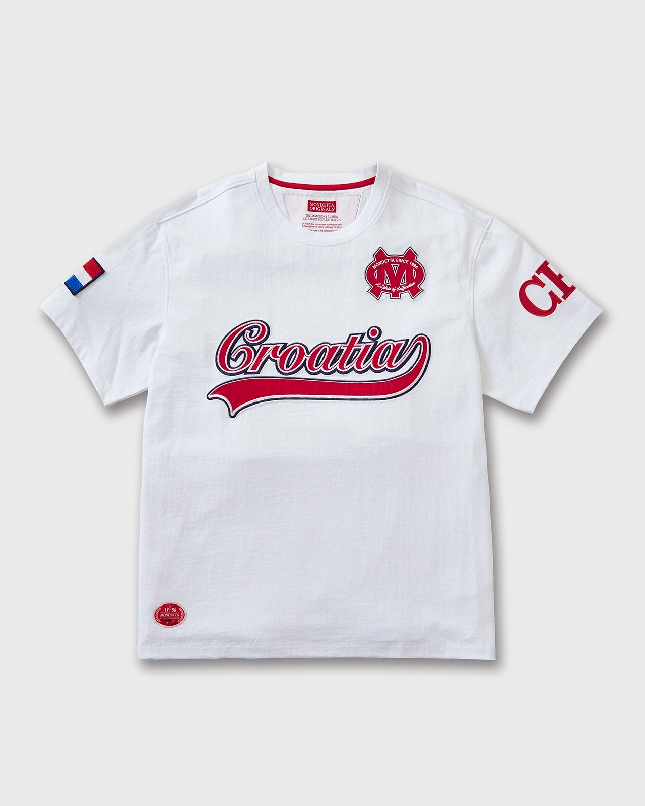 For detailed item description, go to 'Long Product Description' region - The Match Day T-Shirt - Match Day White/Croatia